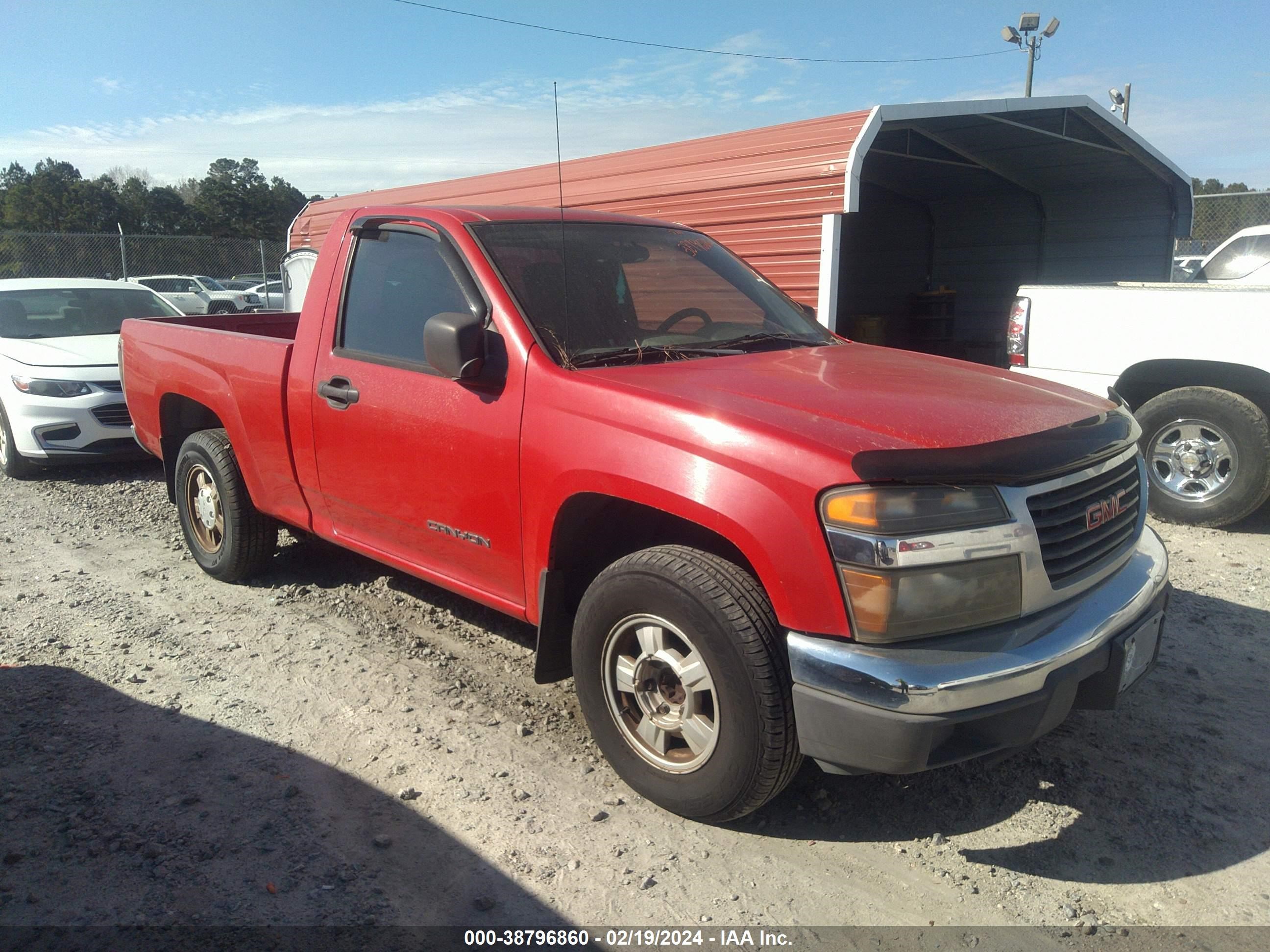 GMC CANYON 2005 1gtcs146x58265478