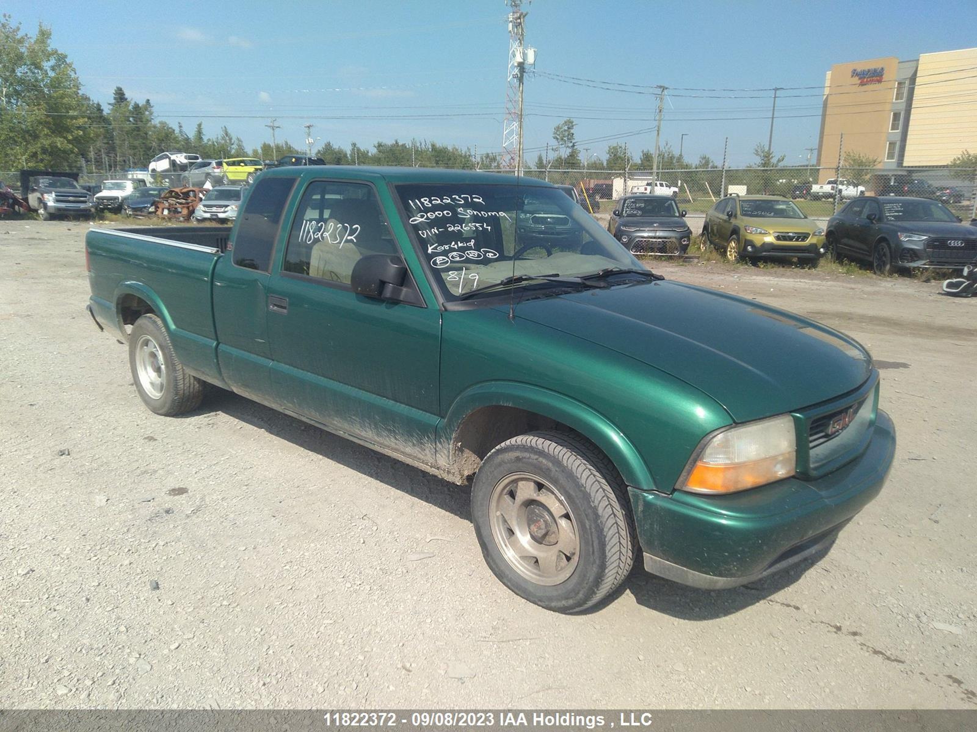 GMC SONOMA 2000 1gtcs19w7y8226554