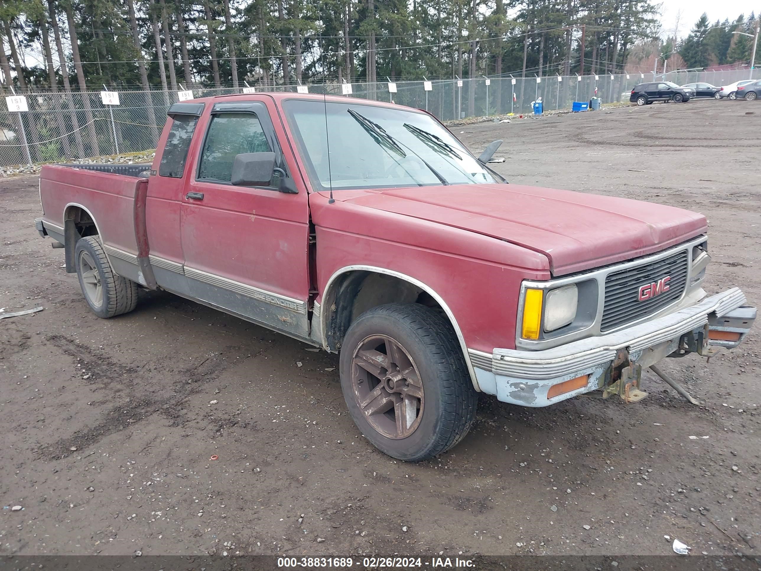 GMC SONOMA 1992 1gtcs19z0n8507648