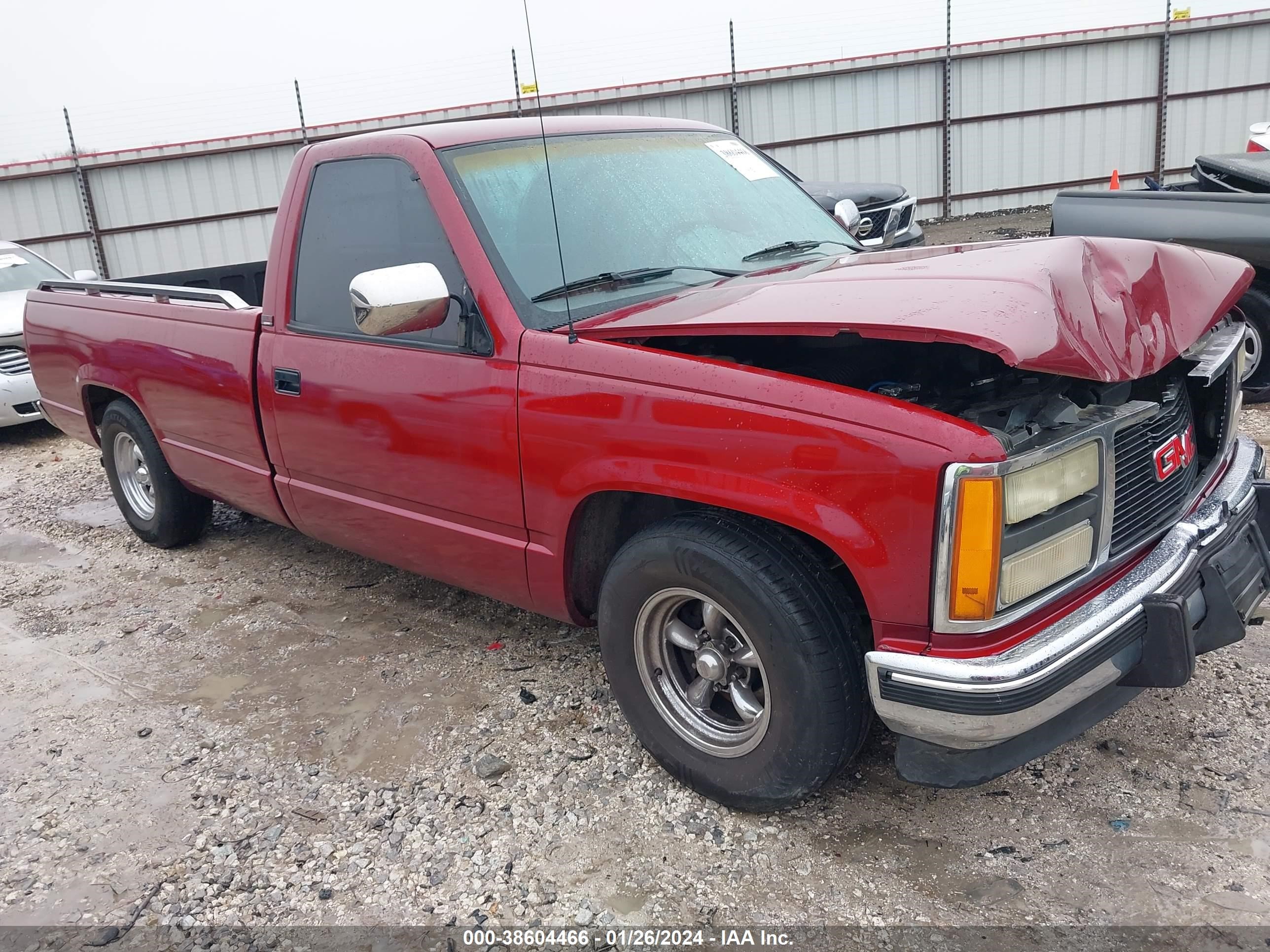 GMC SIERRA 1991 1gtdc14k2mz530109