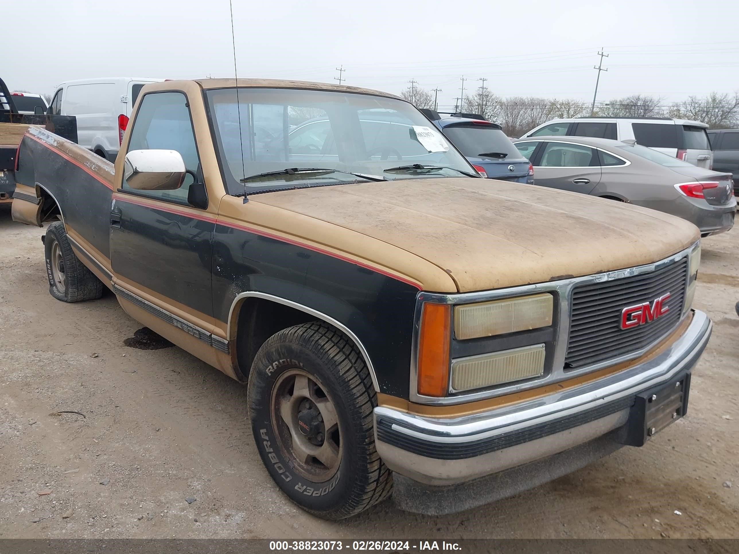 GMC SIERRA 1990 1gtdc14k3le553047