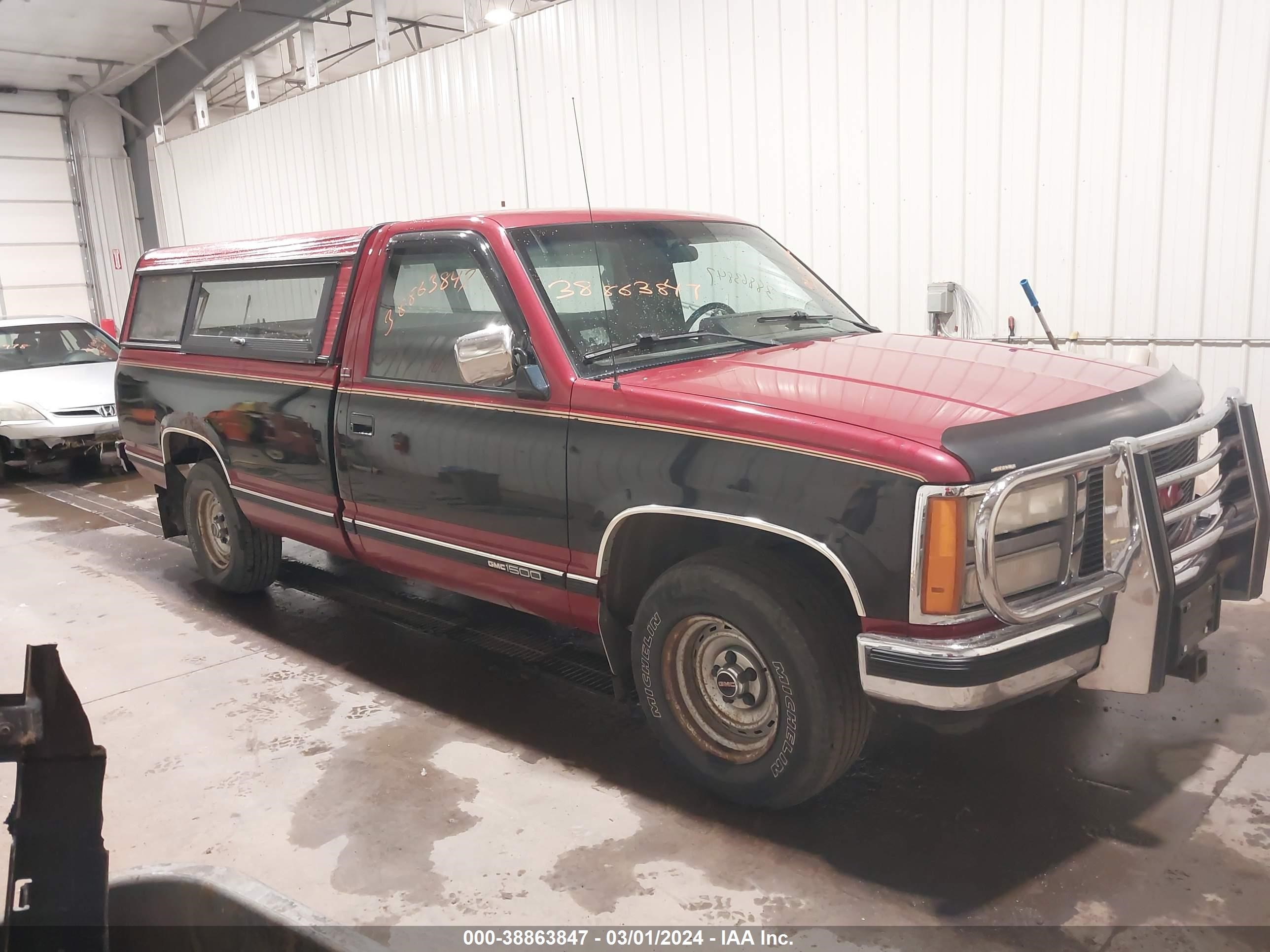 GMC SIERRA 1991 1gtdc14k3mz530698