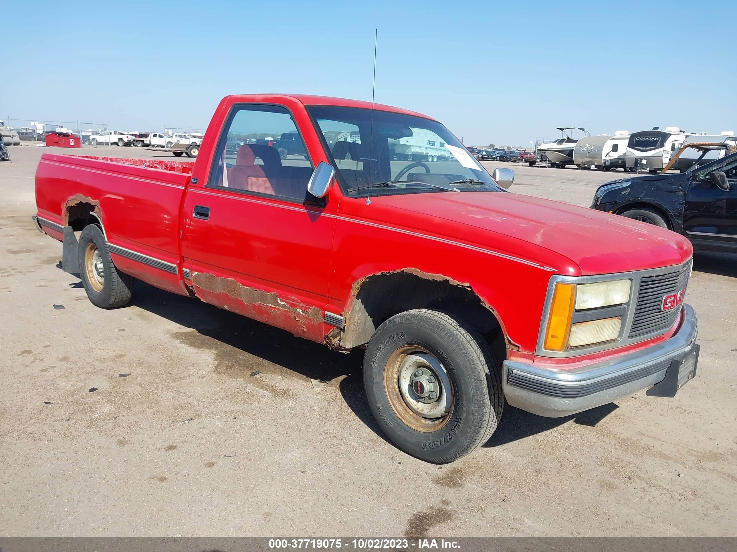 GMC SIERRA 1992 1gtdc14z2ne536577