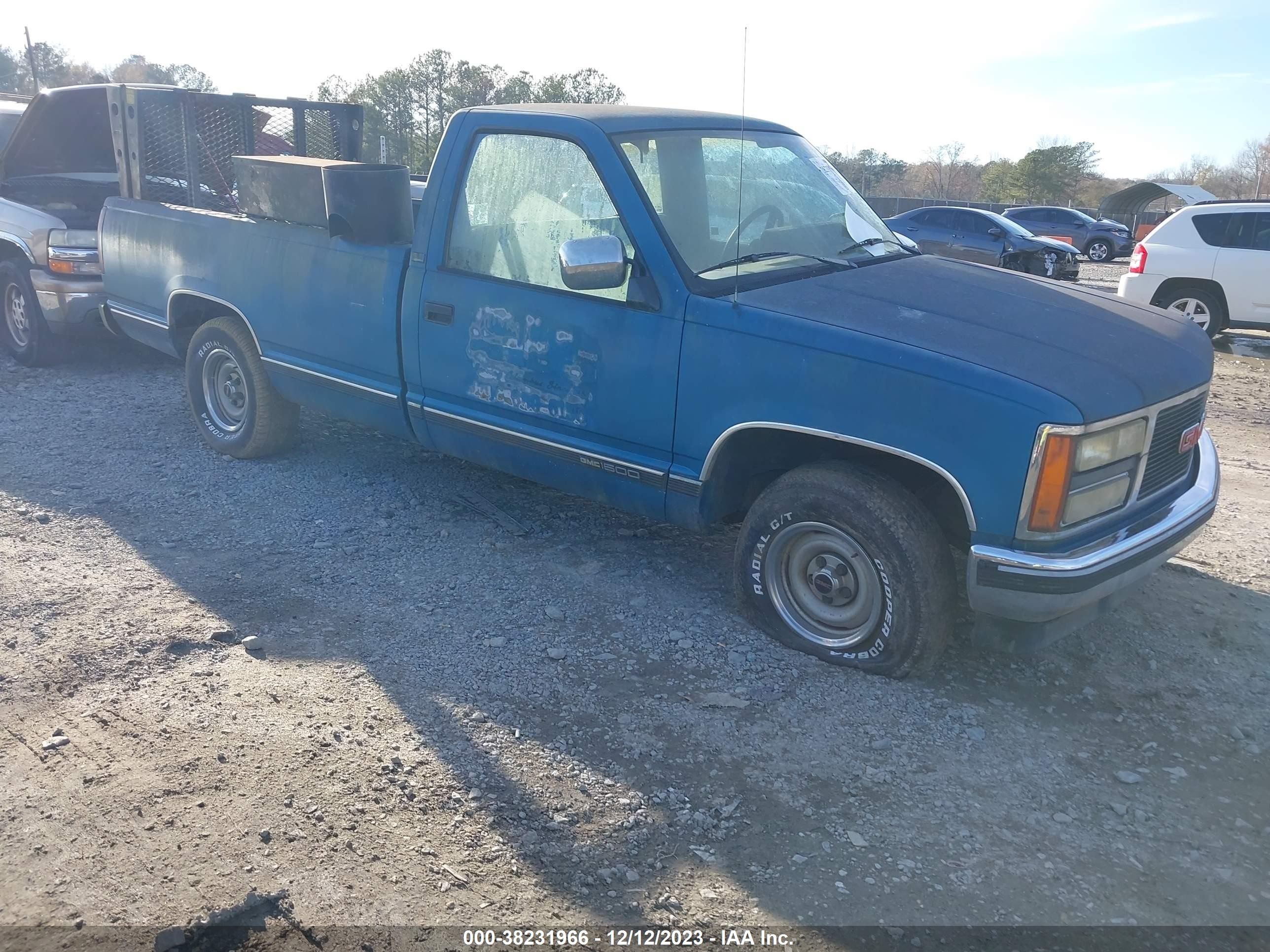 GMC SIERRA 1990 1gtdc14z8le542395