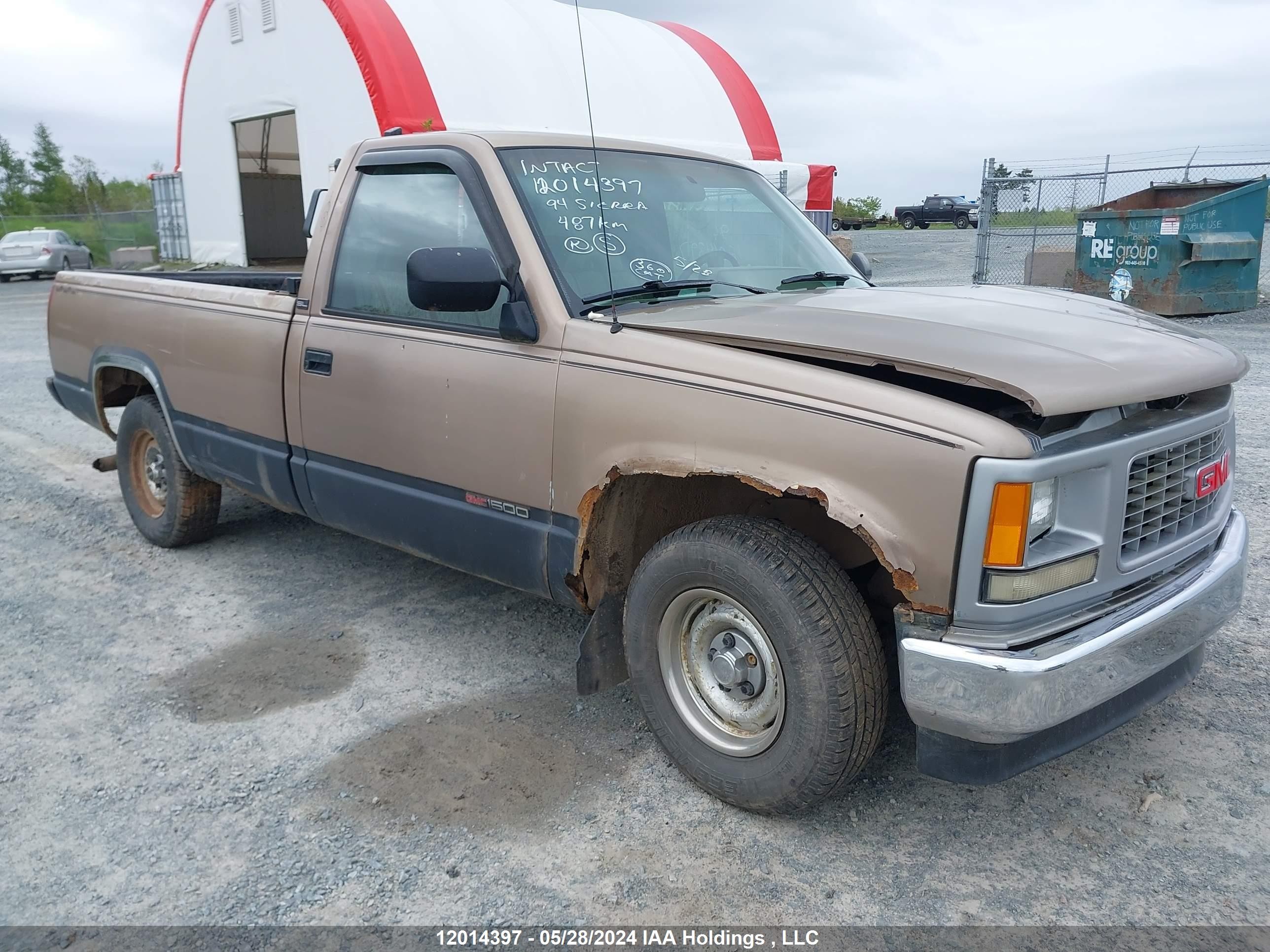 GMC SIERRA 1994 1gtdc14zxrz530637