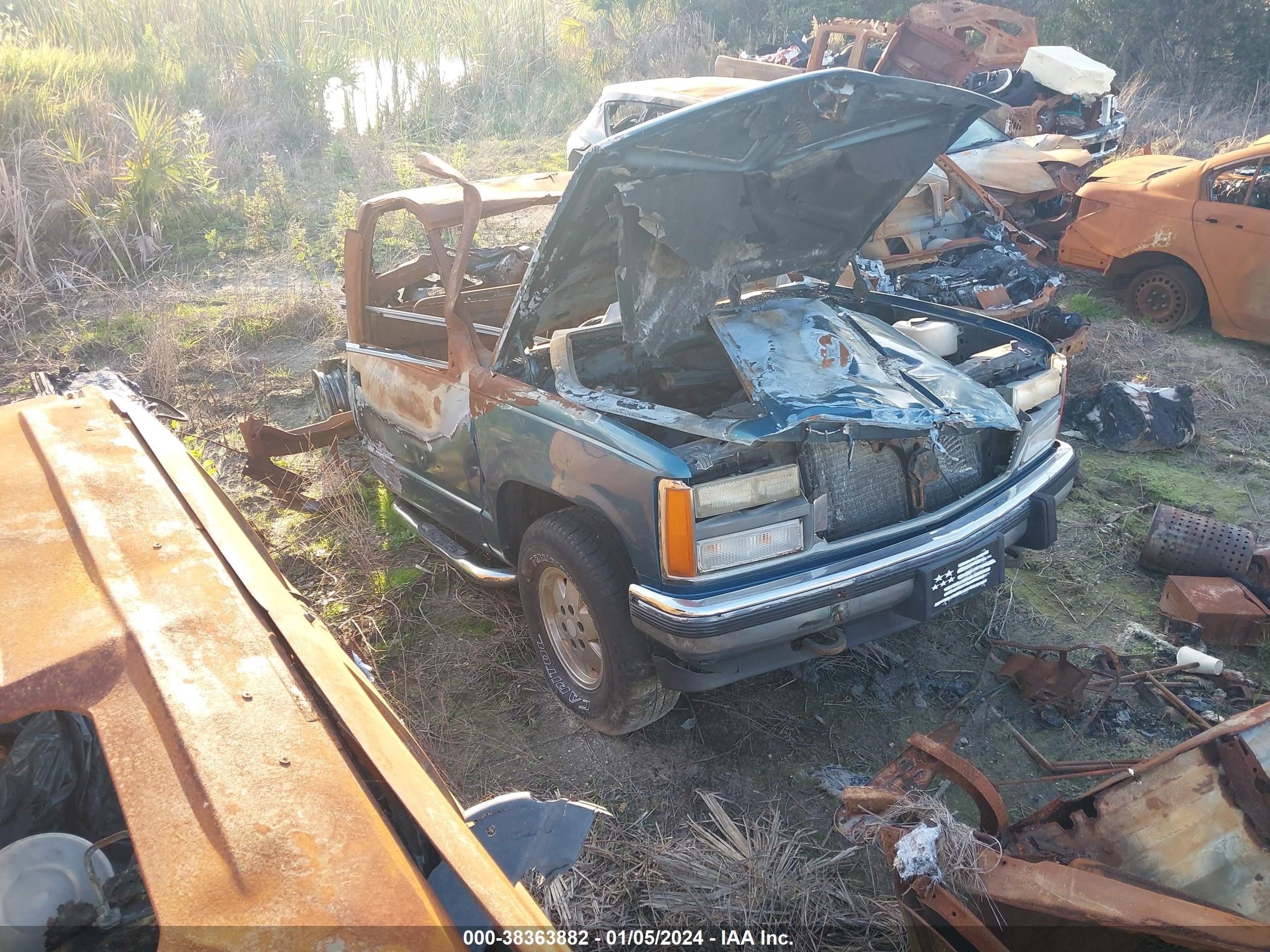 GMC SIERRA 1990 1gtdk14k0lz547198