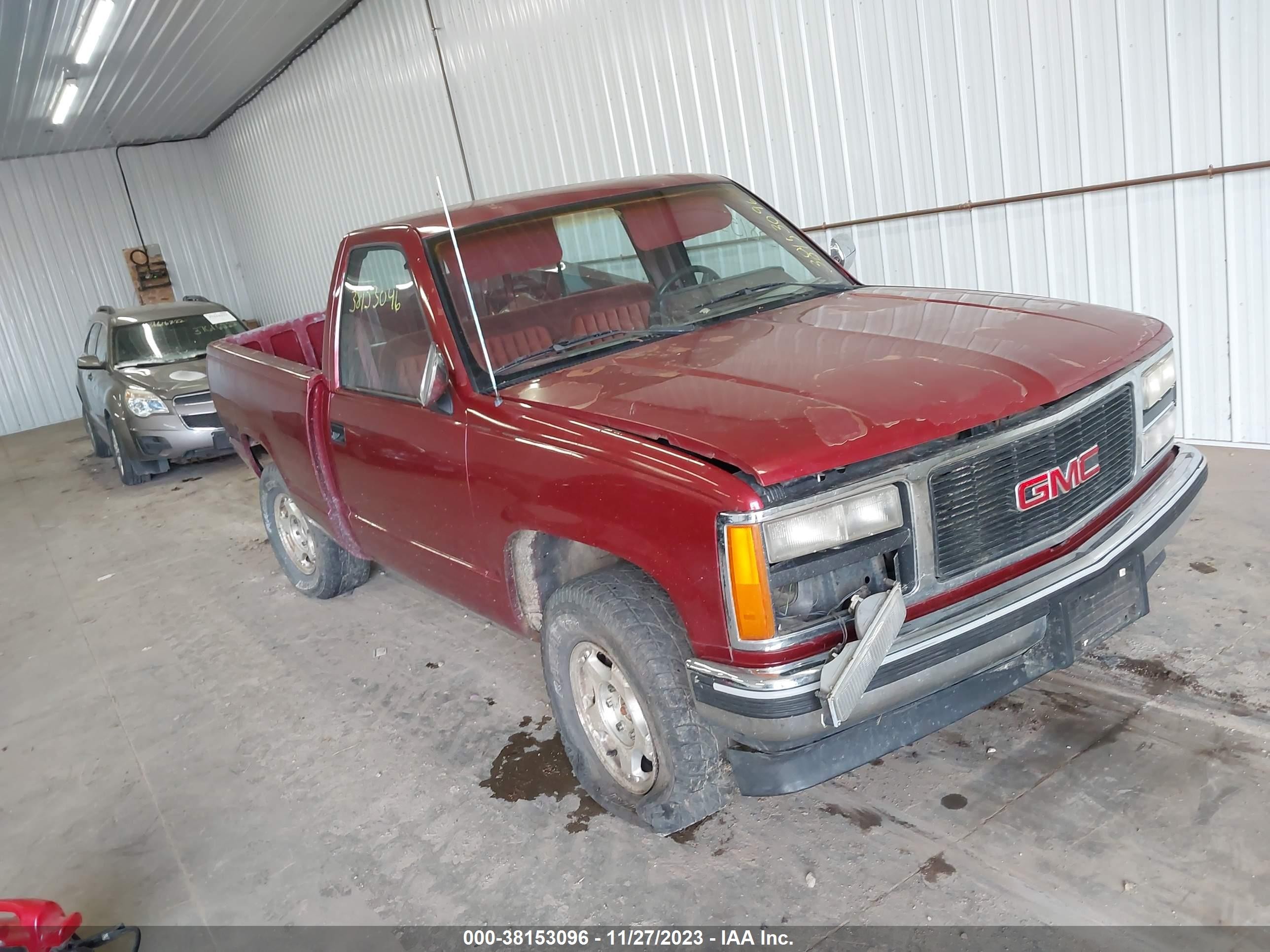 GMC SIERRA 1991 1gtdk14z1mz509252