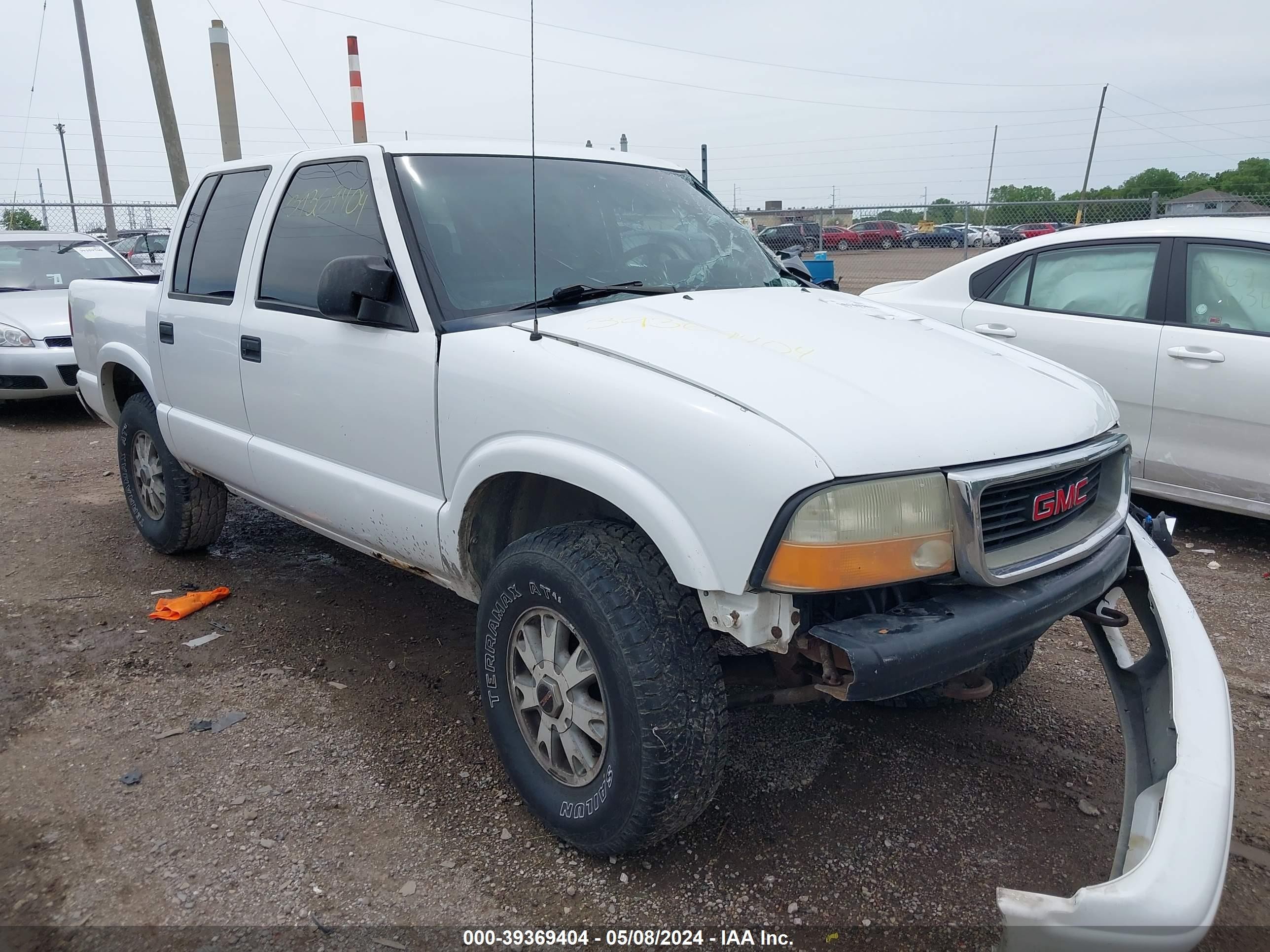 GMC SONOMA 2002 1gtdt13w02k202066