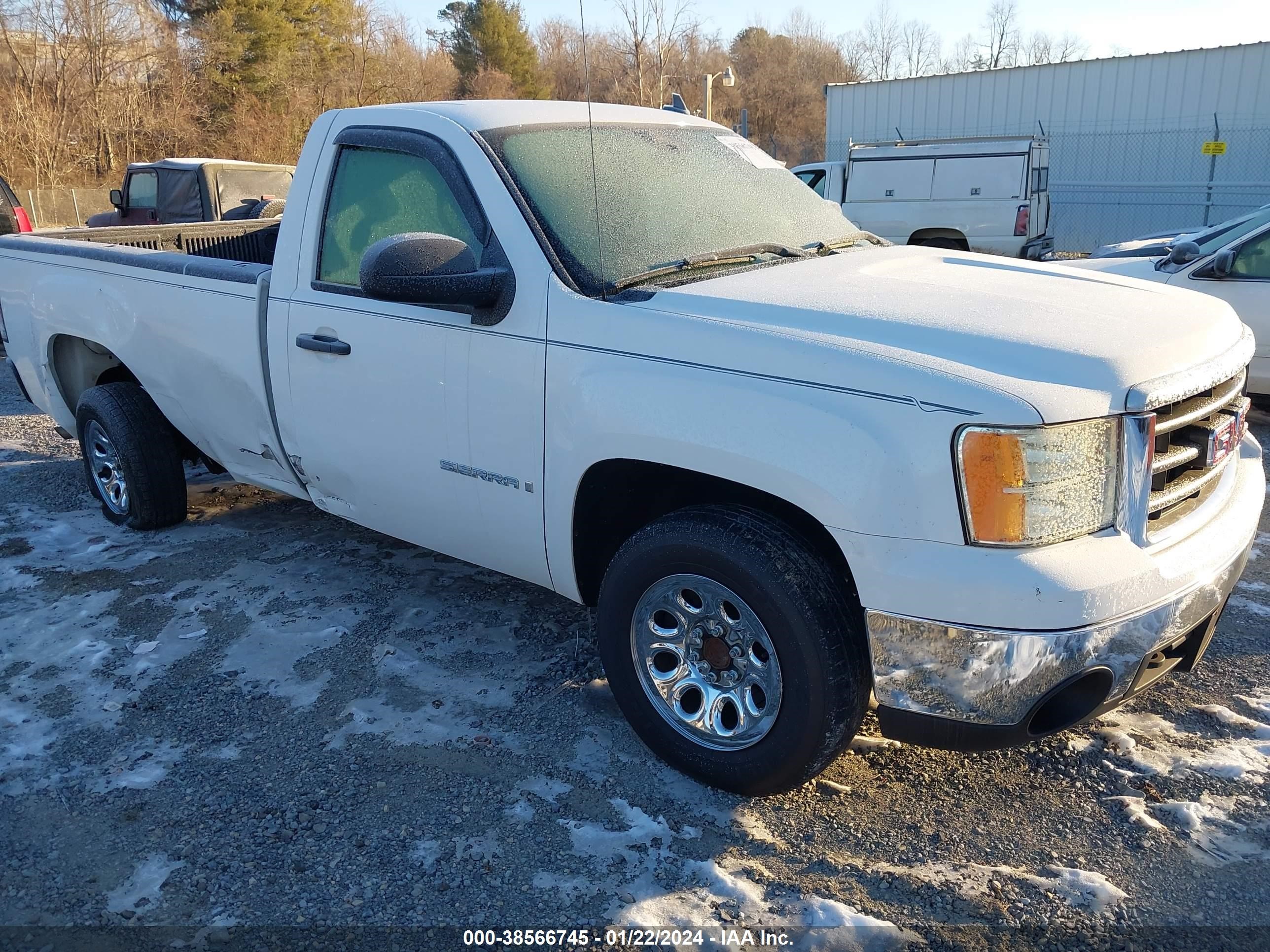 GMC SIERRA 2008 1gtec14c08e109192