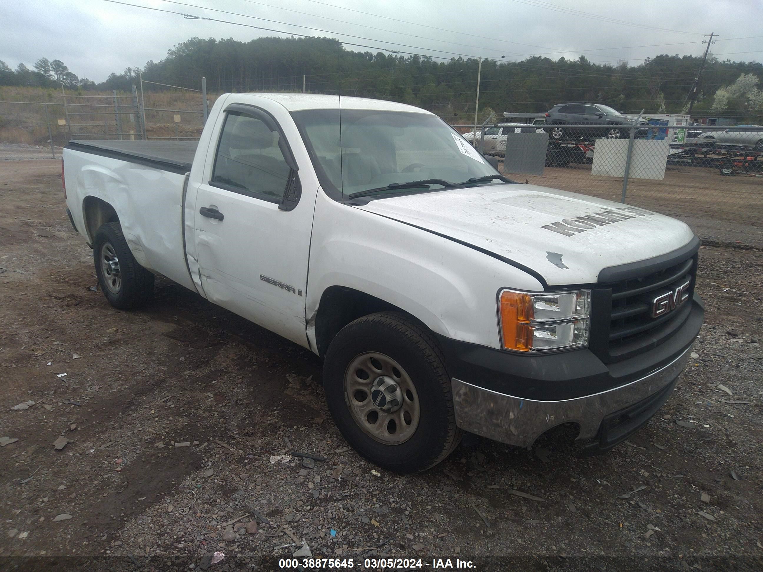 GMC SIERRA 2007 1gtec14j57z525860