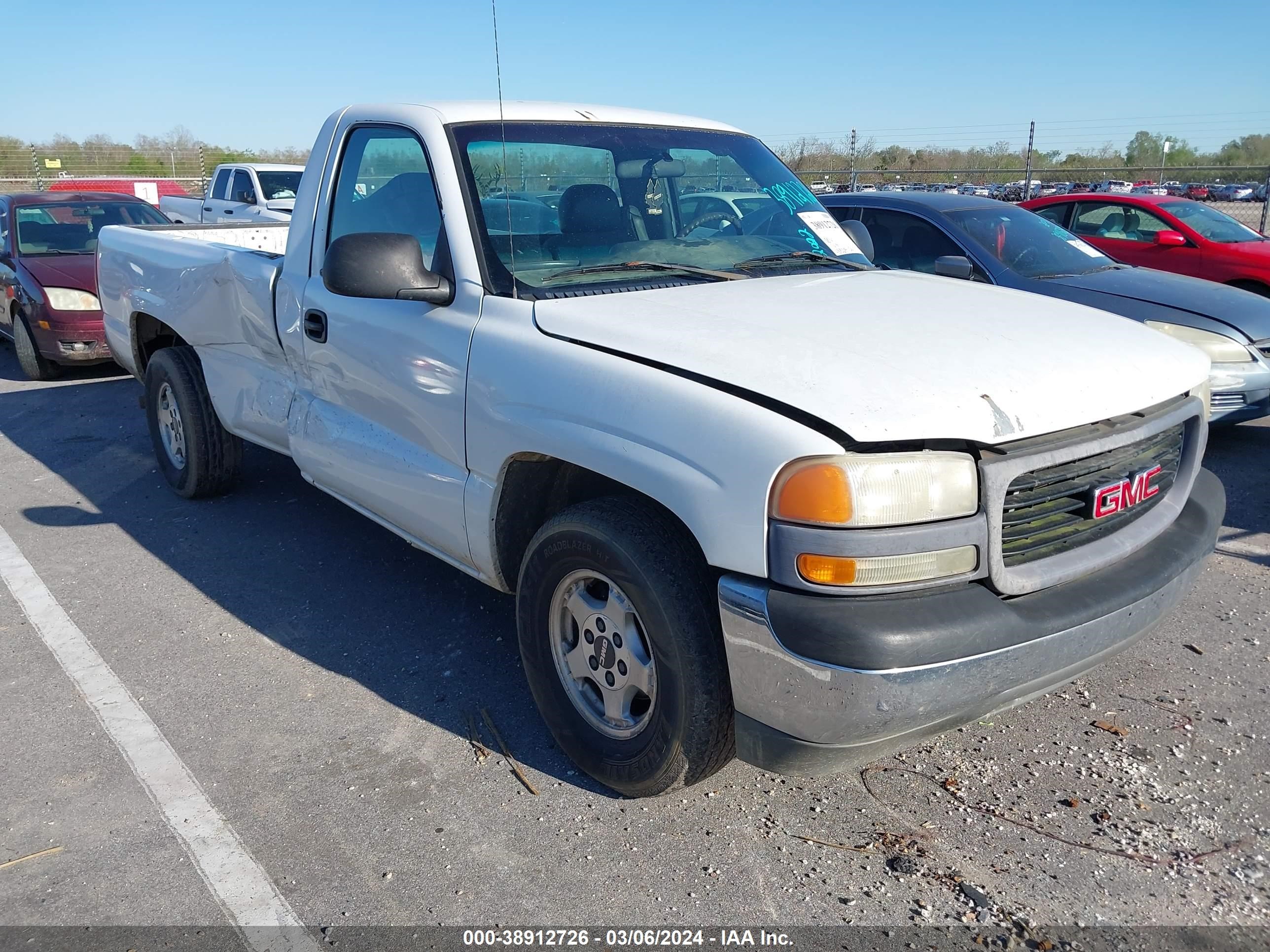 GMC SIERRA 2002 1gtec14v22z238052