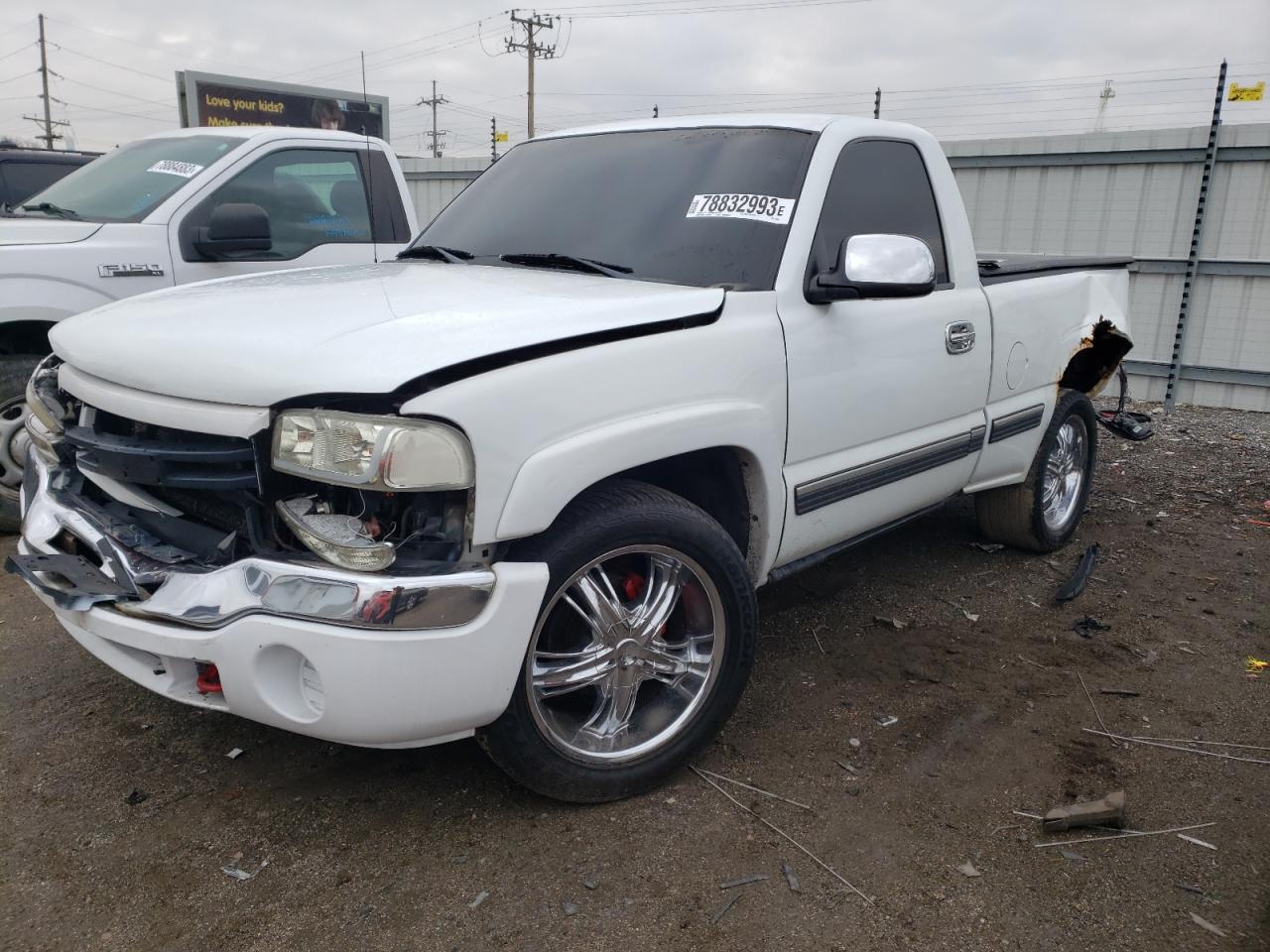 GMC SIERRA 2004 1gtec14v24z166854