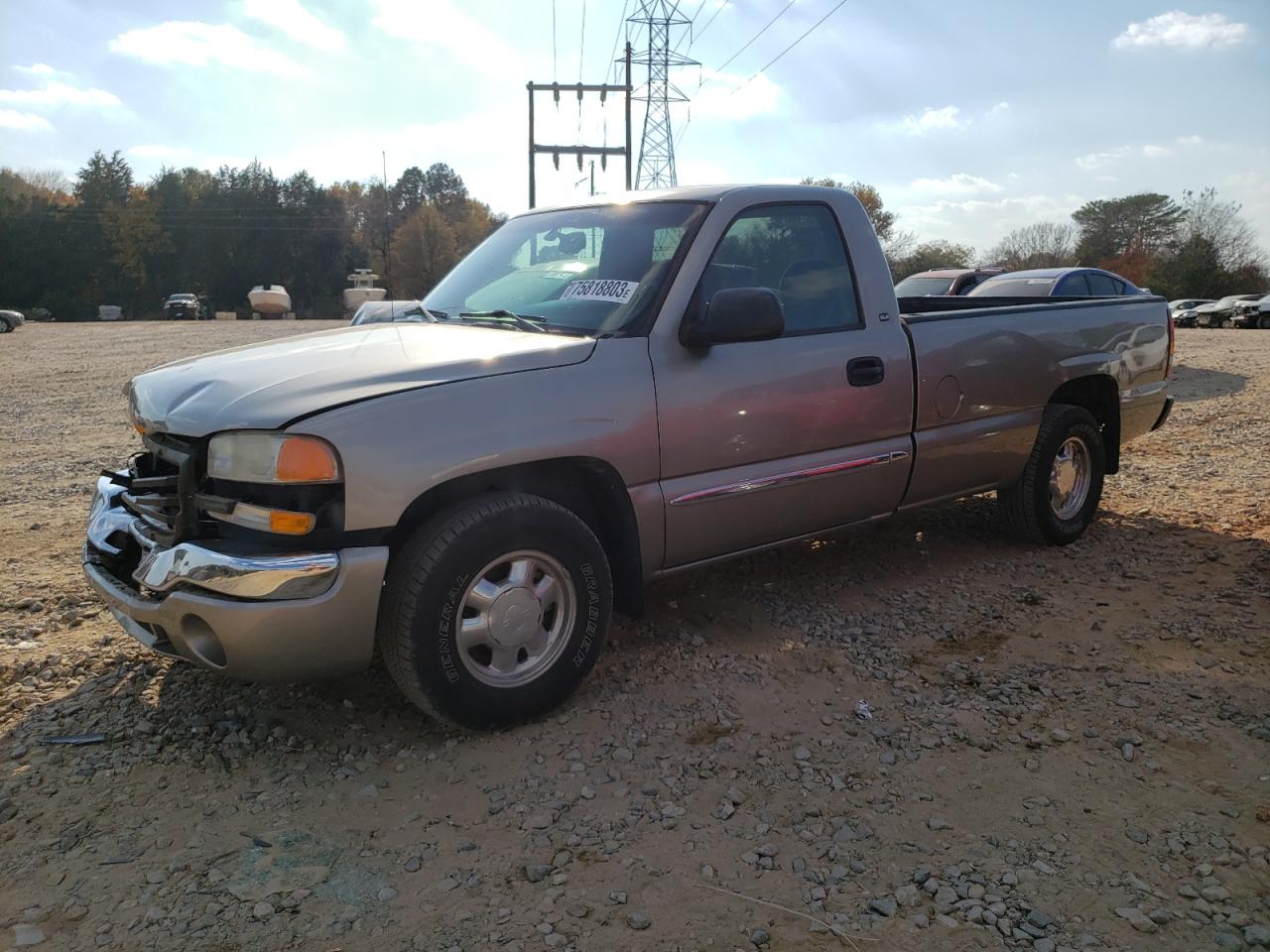 GMC SIERRA 2003 1gtec14v43z296634