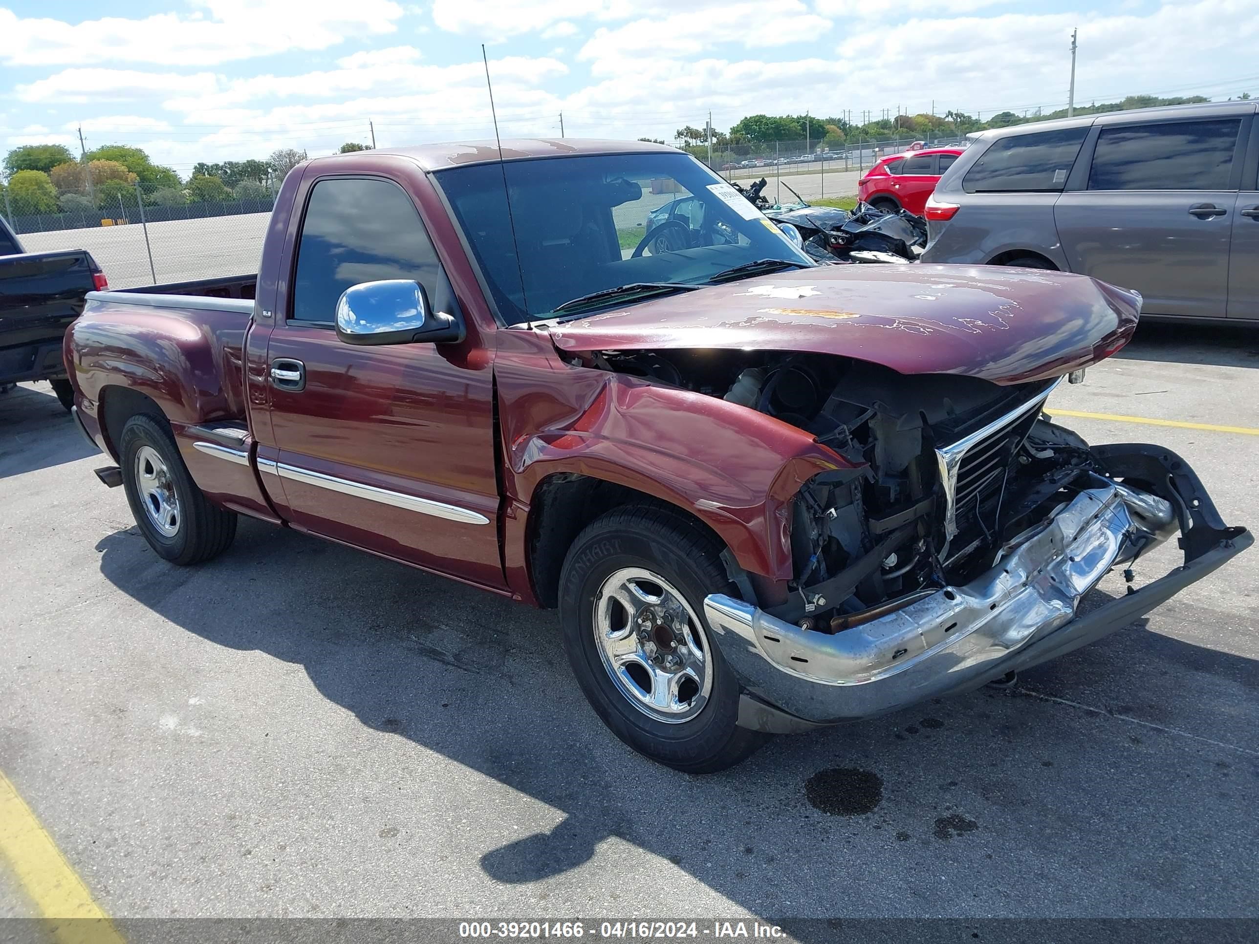 GMC SIERRA 2002 1gtec14v52z101834