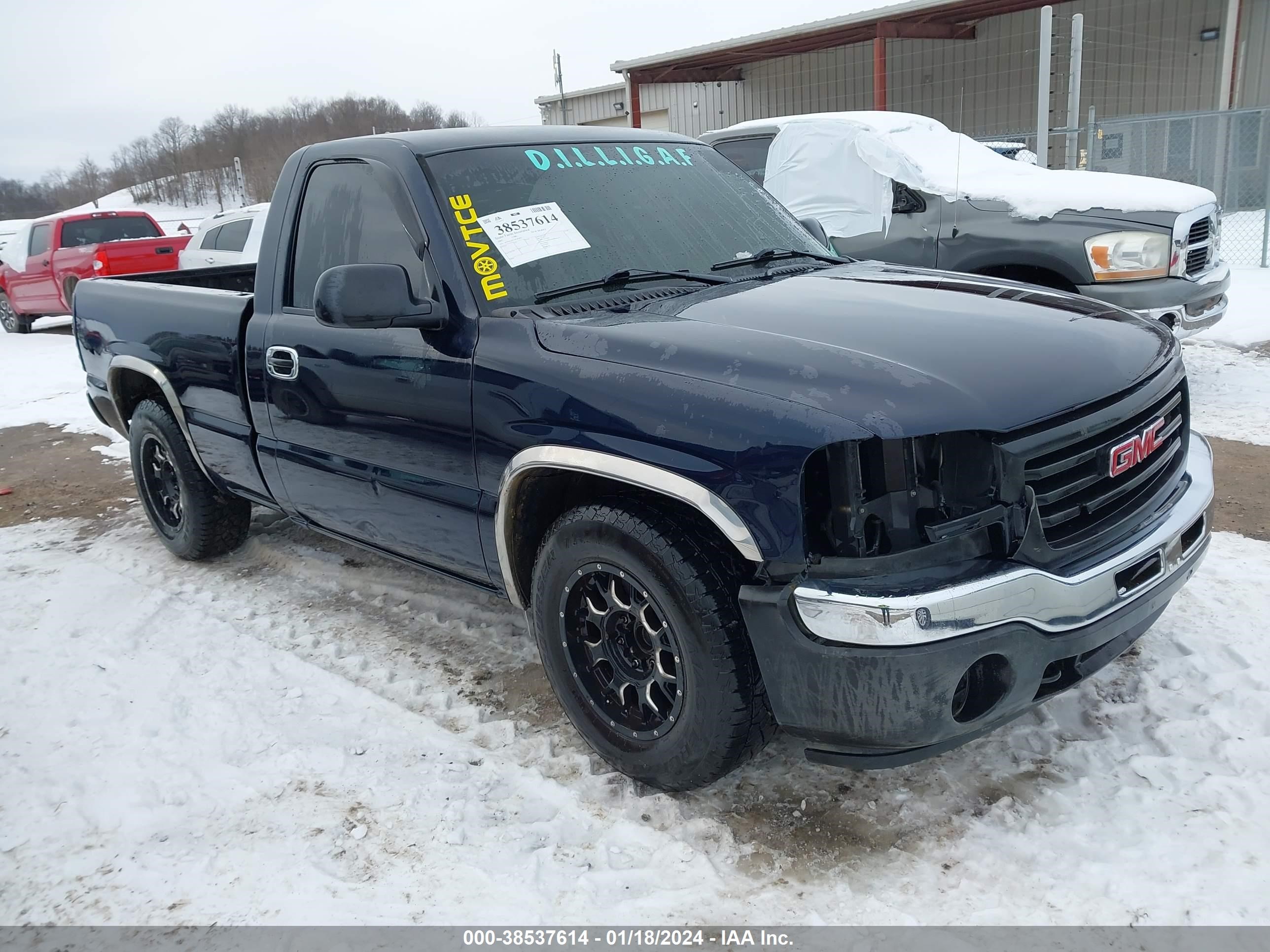 GMC SIERRA 2007 1gtec14v57z183491