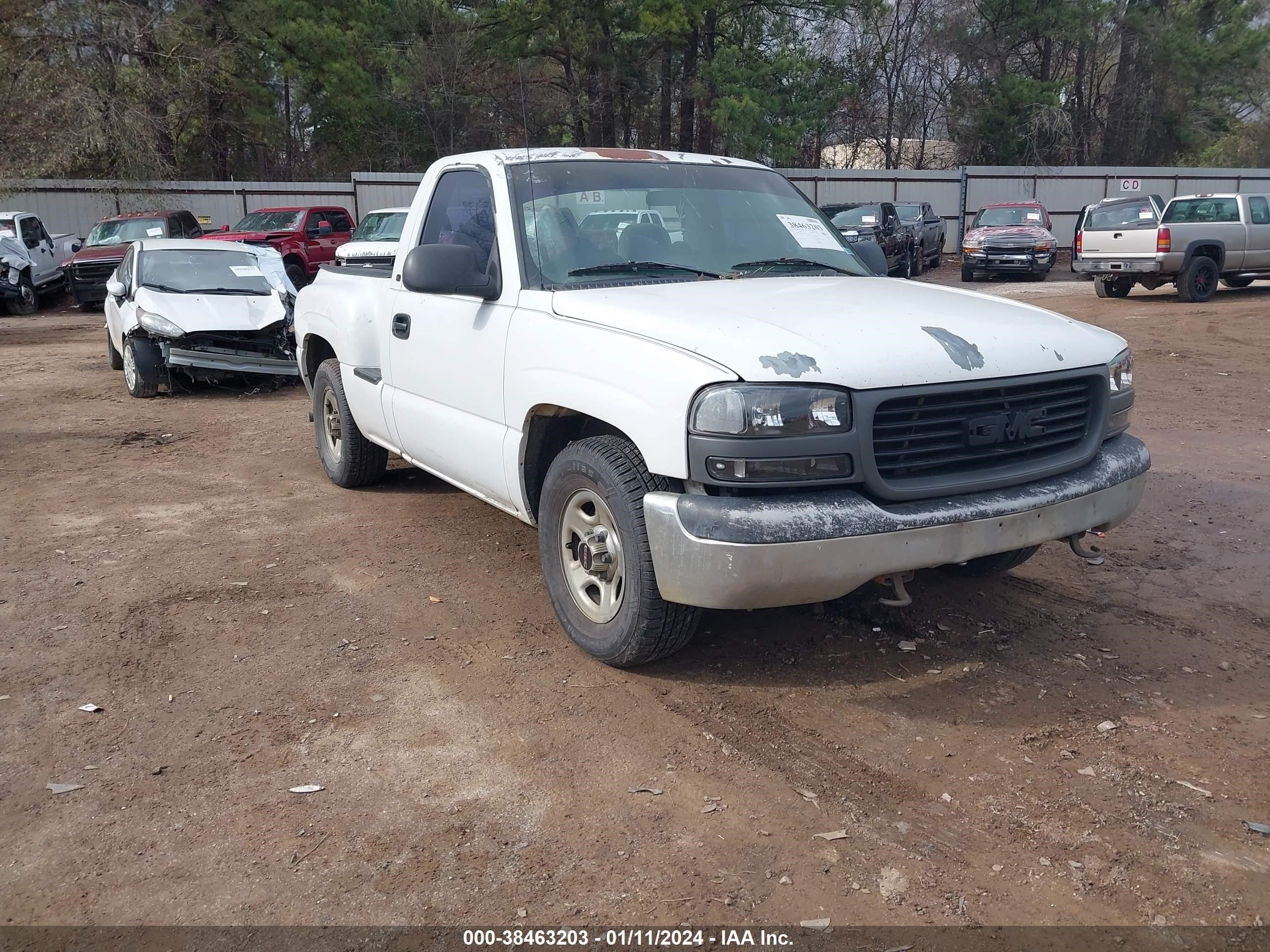 GMC SIERRA 2002 1gtec14w12z219128