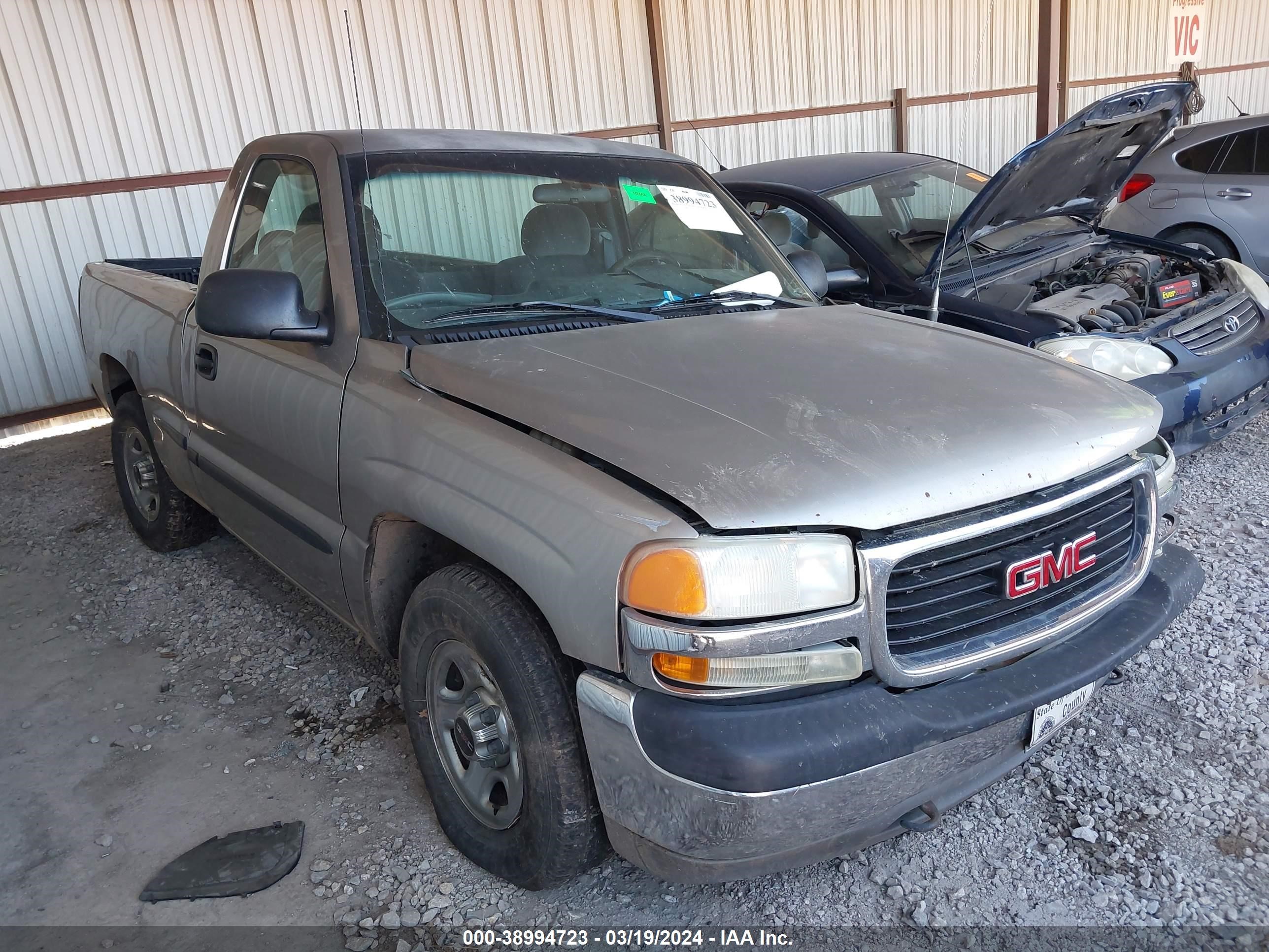 GMC SIERRA 2001 1gtec14w51z243401