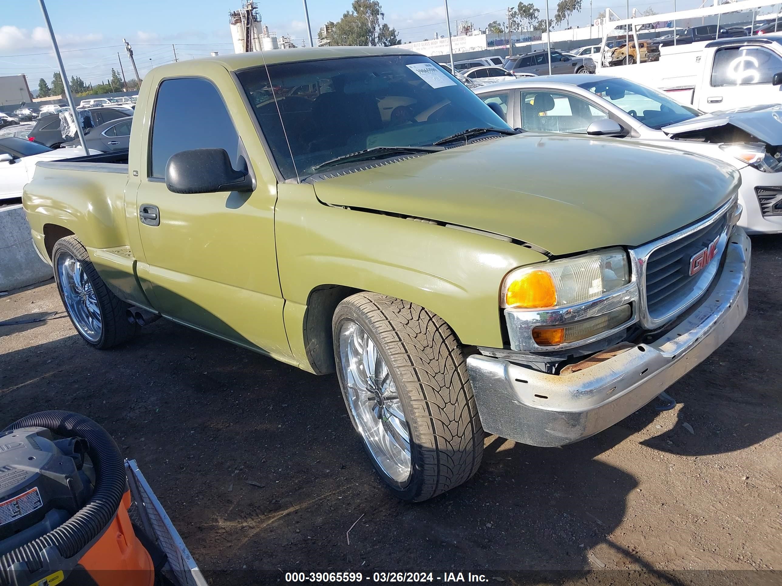 GMC SIERRA 2001 1gtec14w81z152350