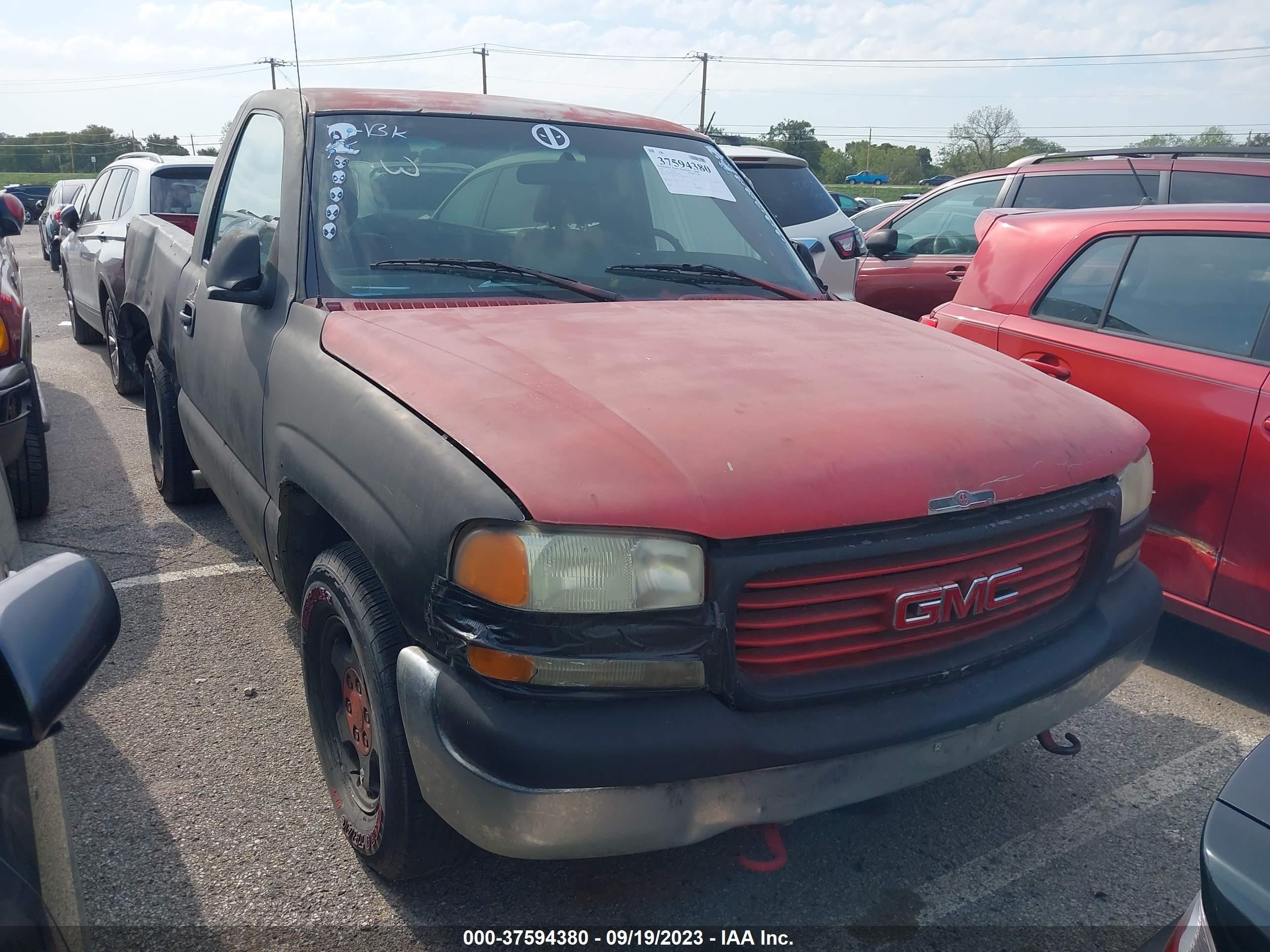 GMC SIERRA 2002 1gtec14wx2z341020