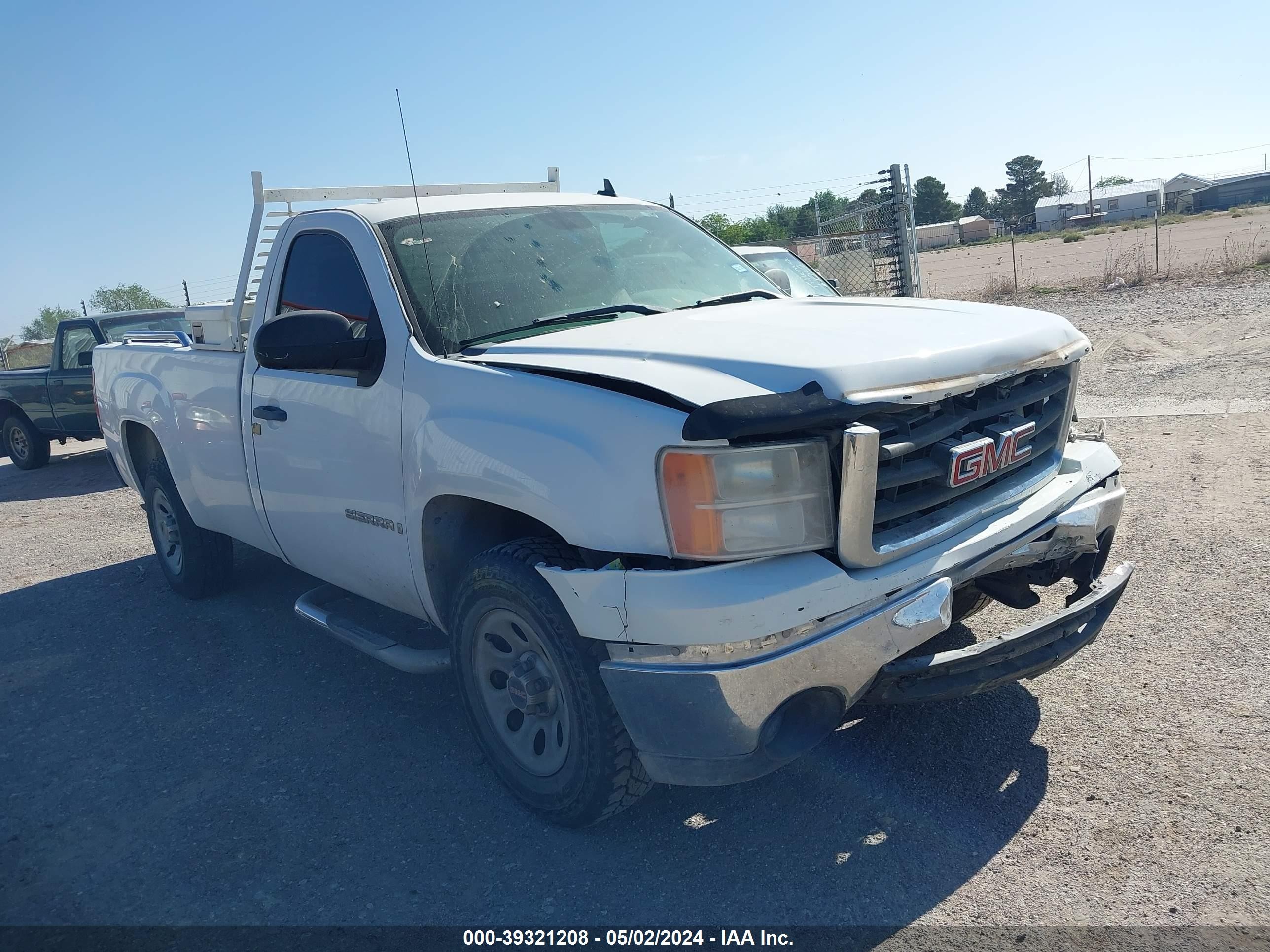 GMC SIERRA 2008 1gtec14x38z314307