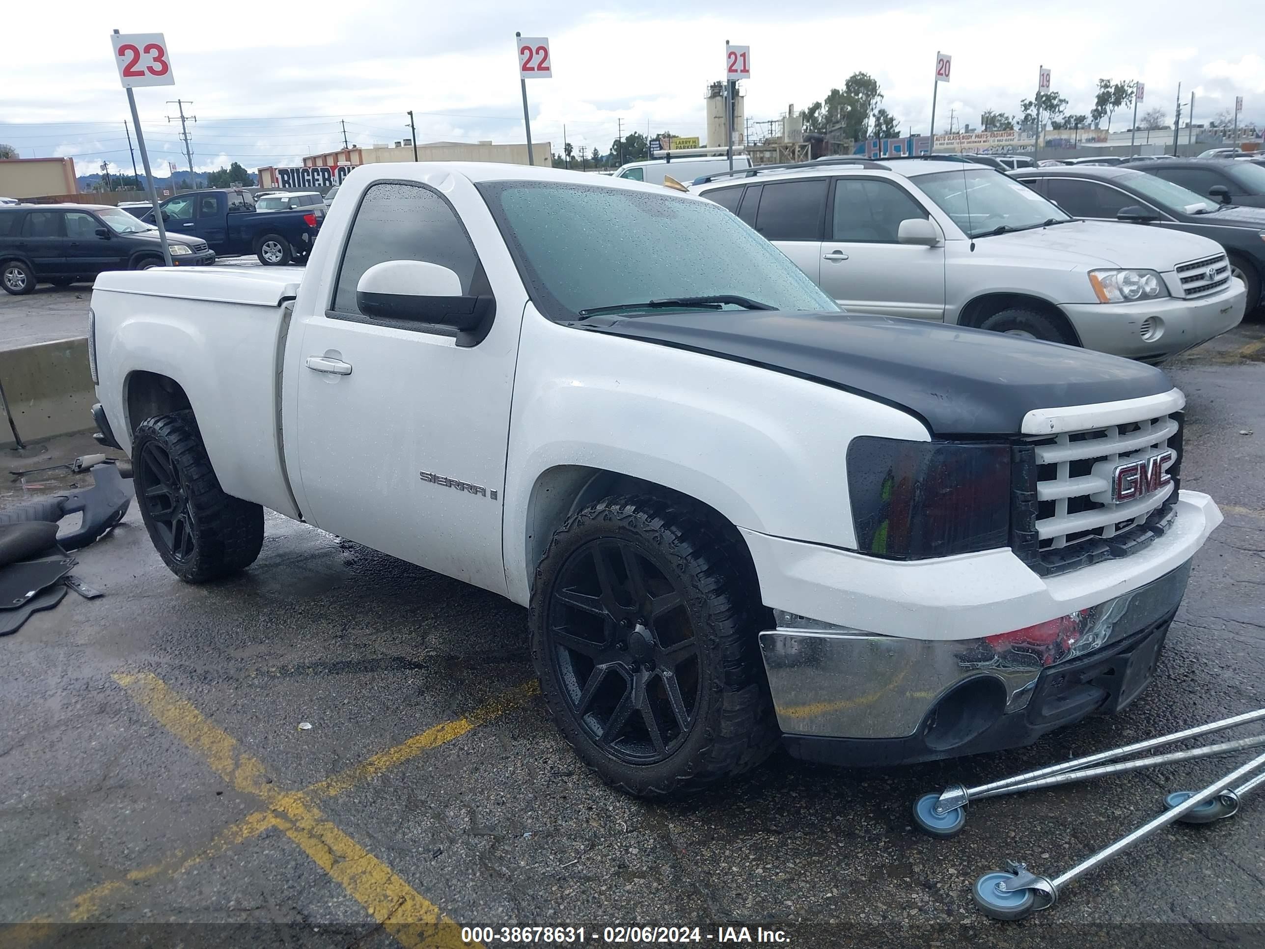 GMC SIERRA 2008 1gtec14x48z332251