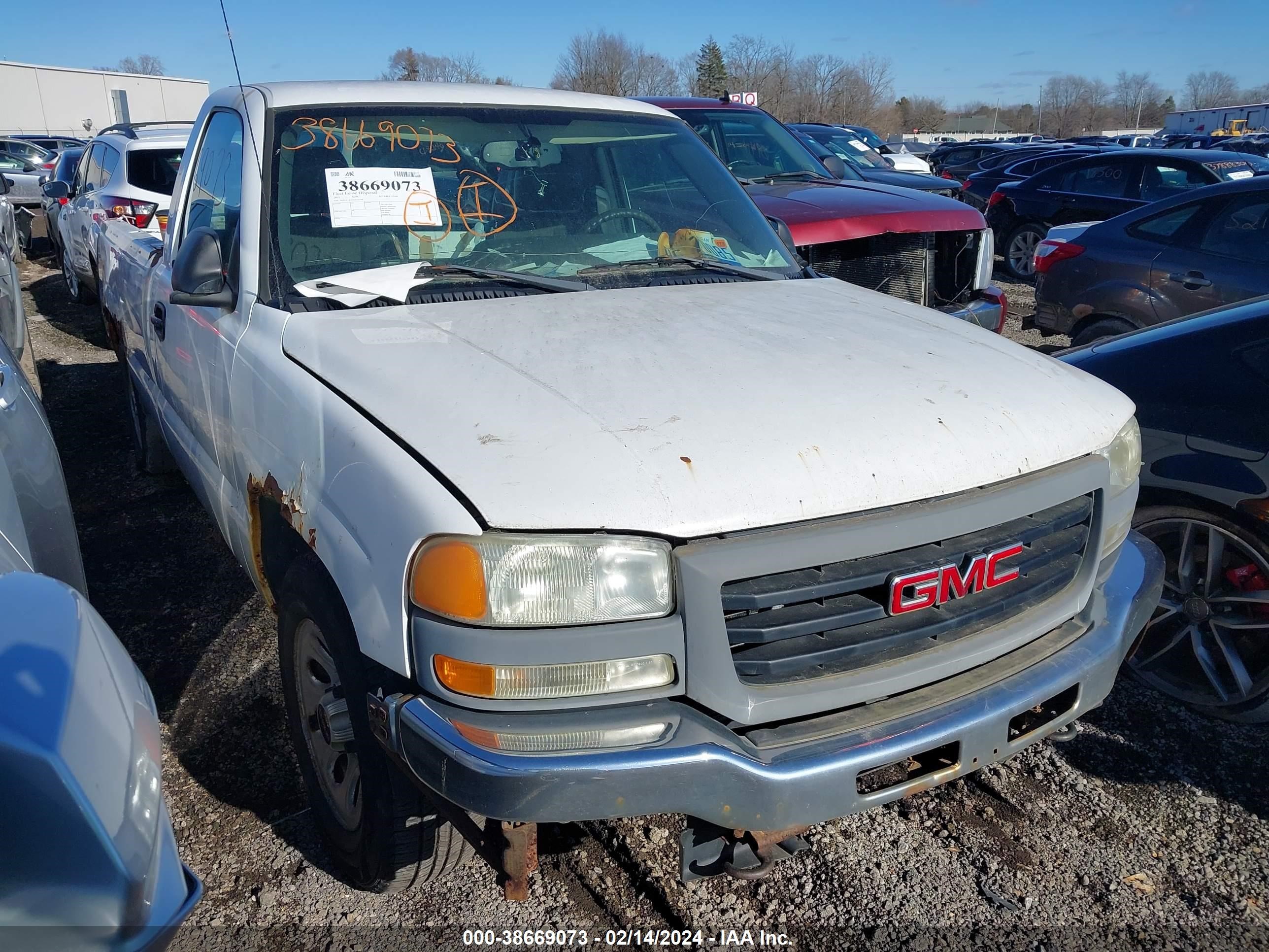 GMC SIERRA 2005 1gtec14x55z131308