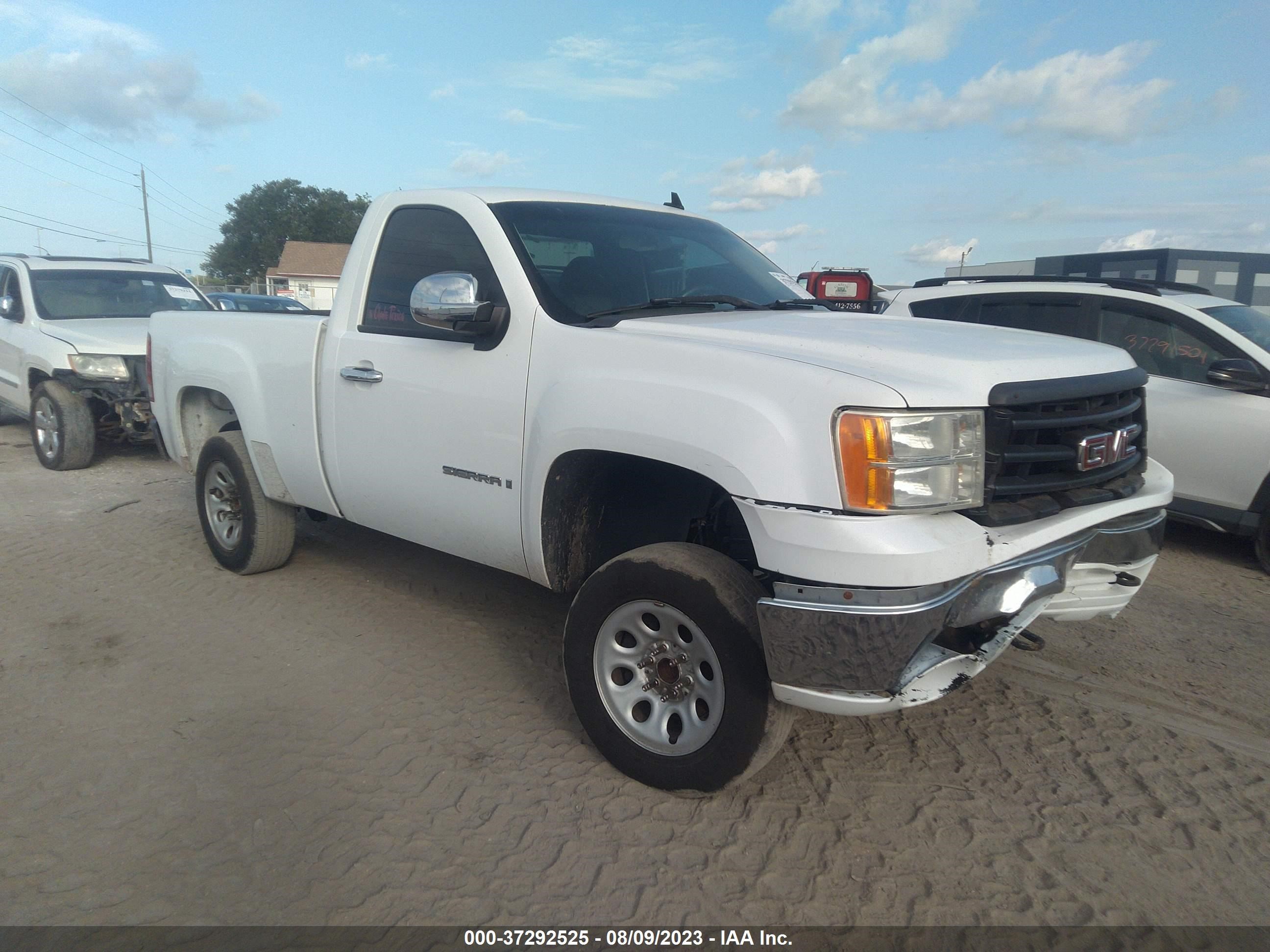 GMC SIERRA 2008 1gtec14x58z198124