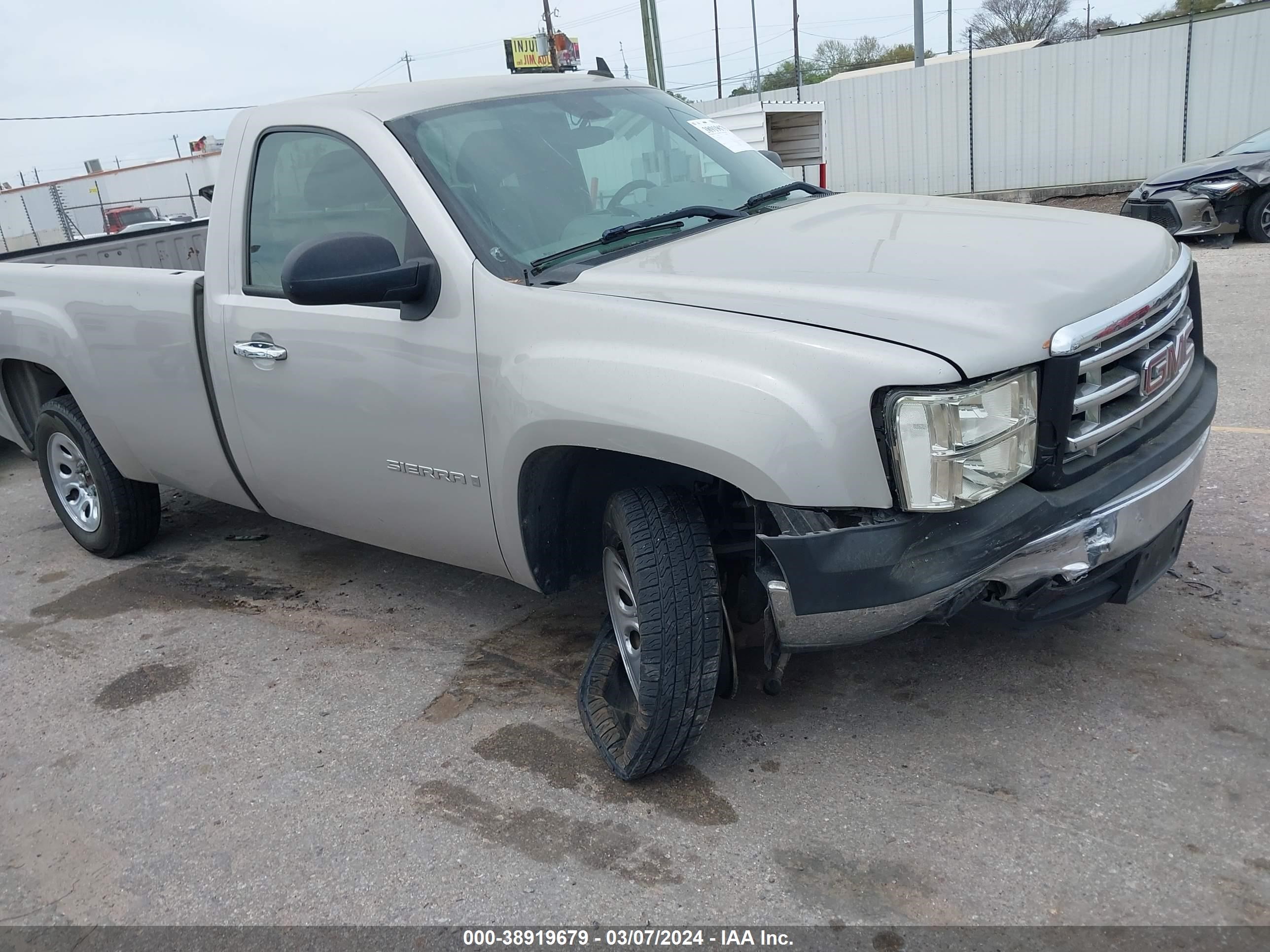 GMC SIERRA 2008 1gtec14x78z119908