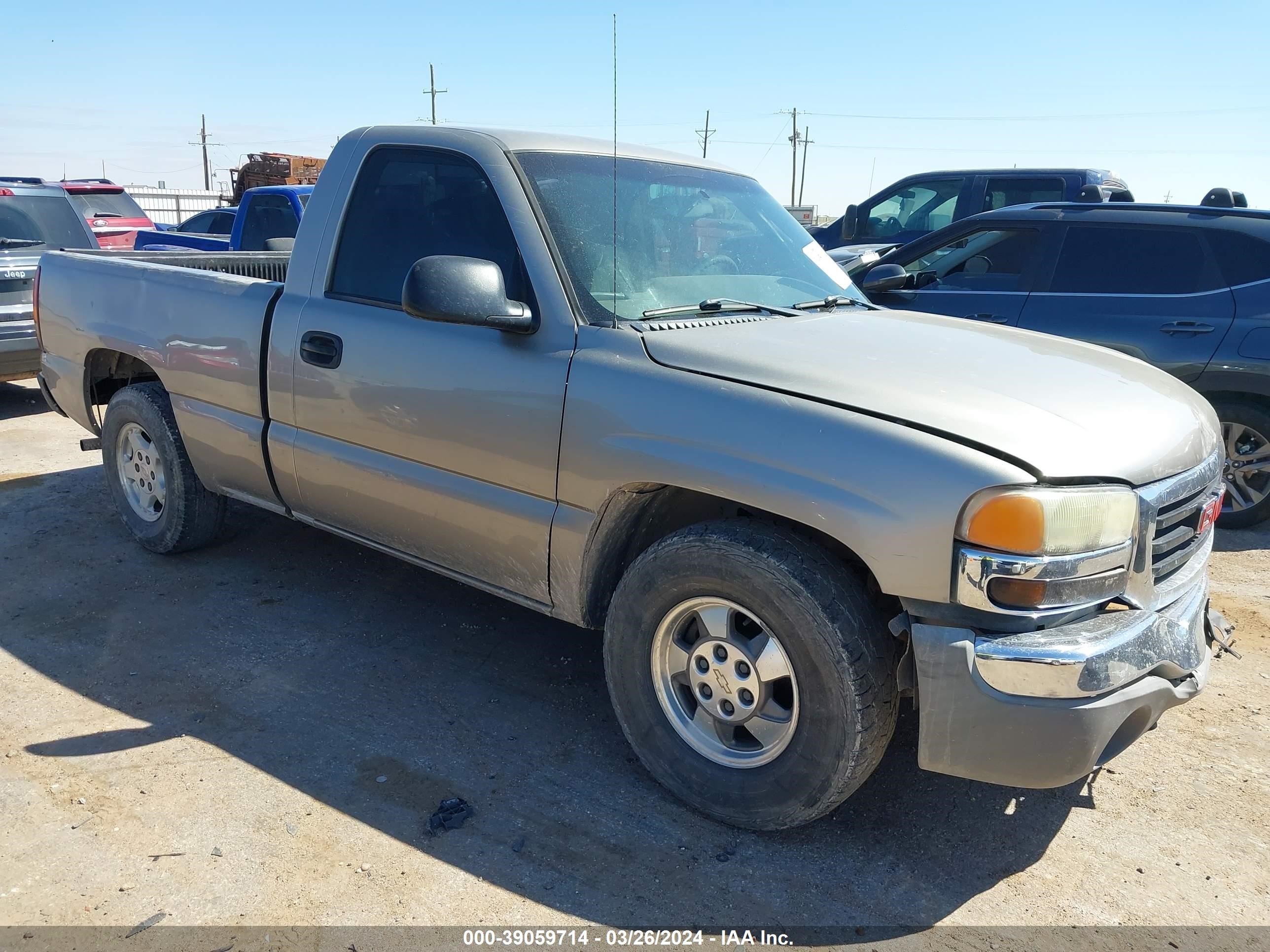 GMC SIERRA 2003 1gtec14xx3z158727