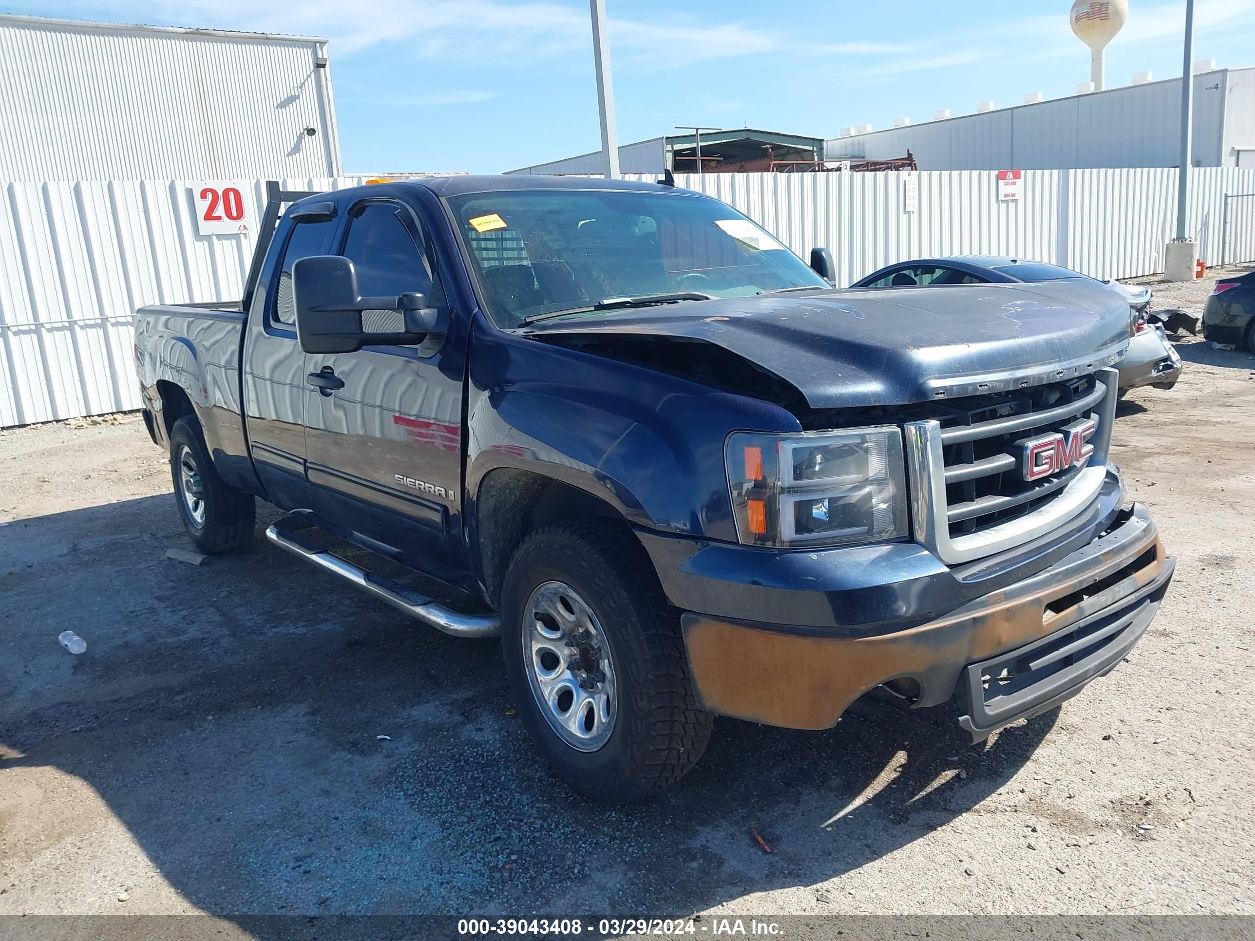 GMC SIERRA 2009 1gtec19c69z275235