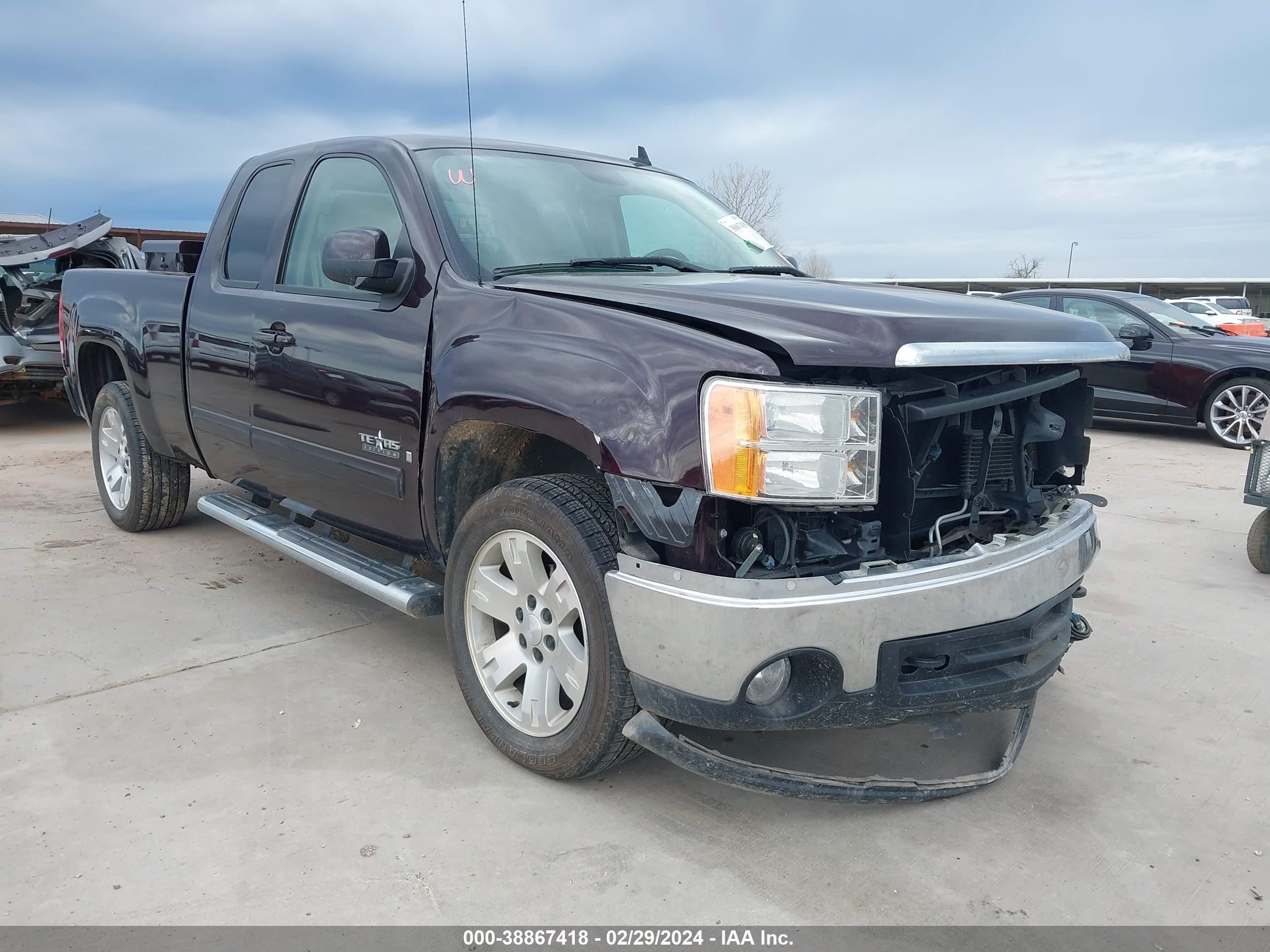 GMC SIERRA 2008 1gtec19j48z116081