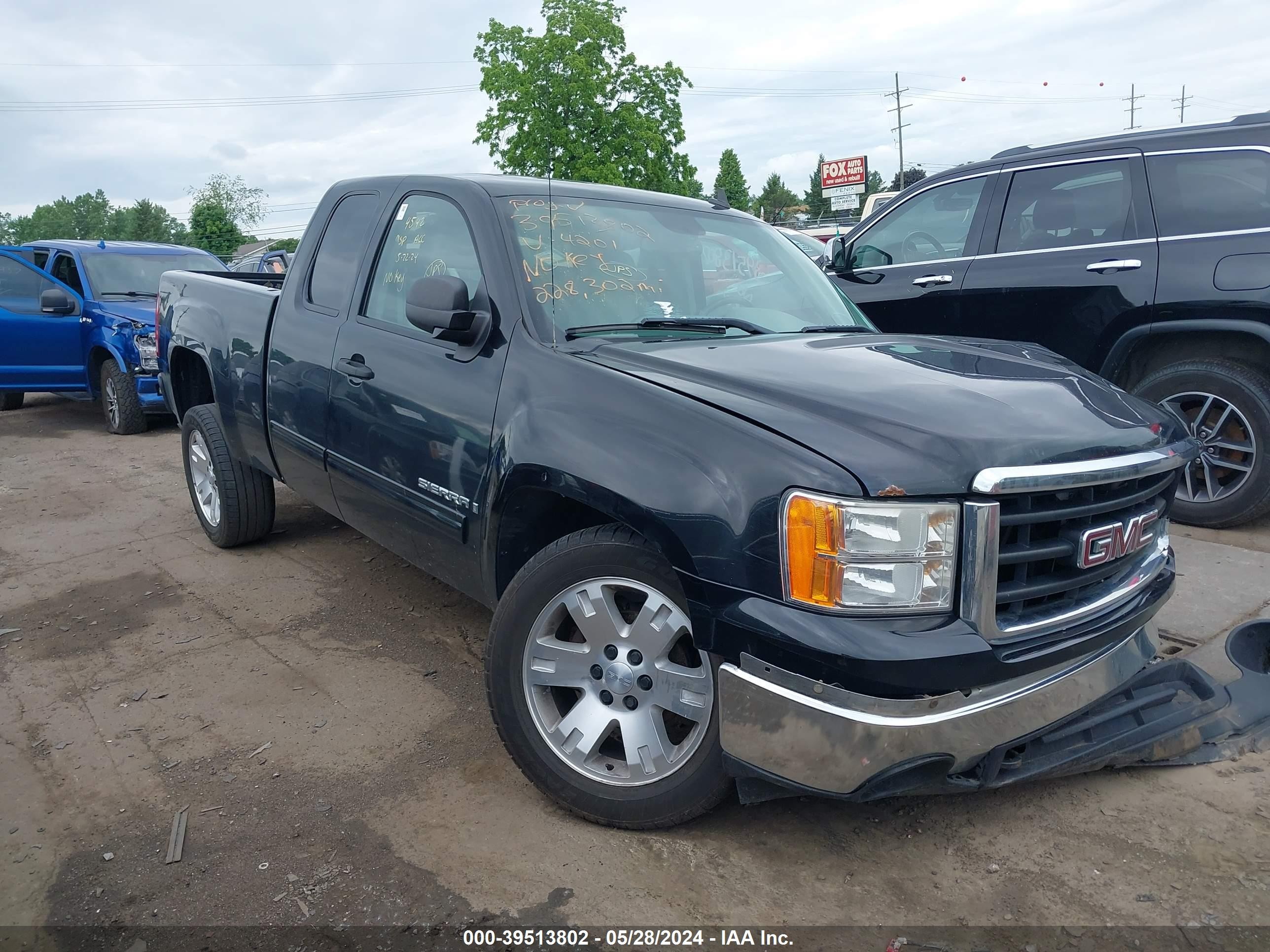 GMC SIERRA 2008 1gtec19jx8z274201