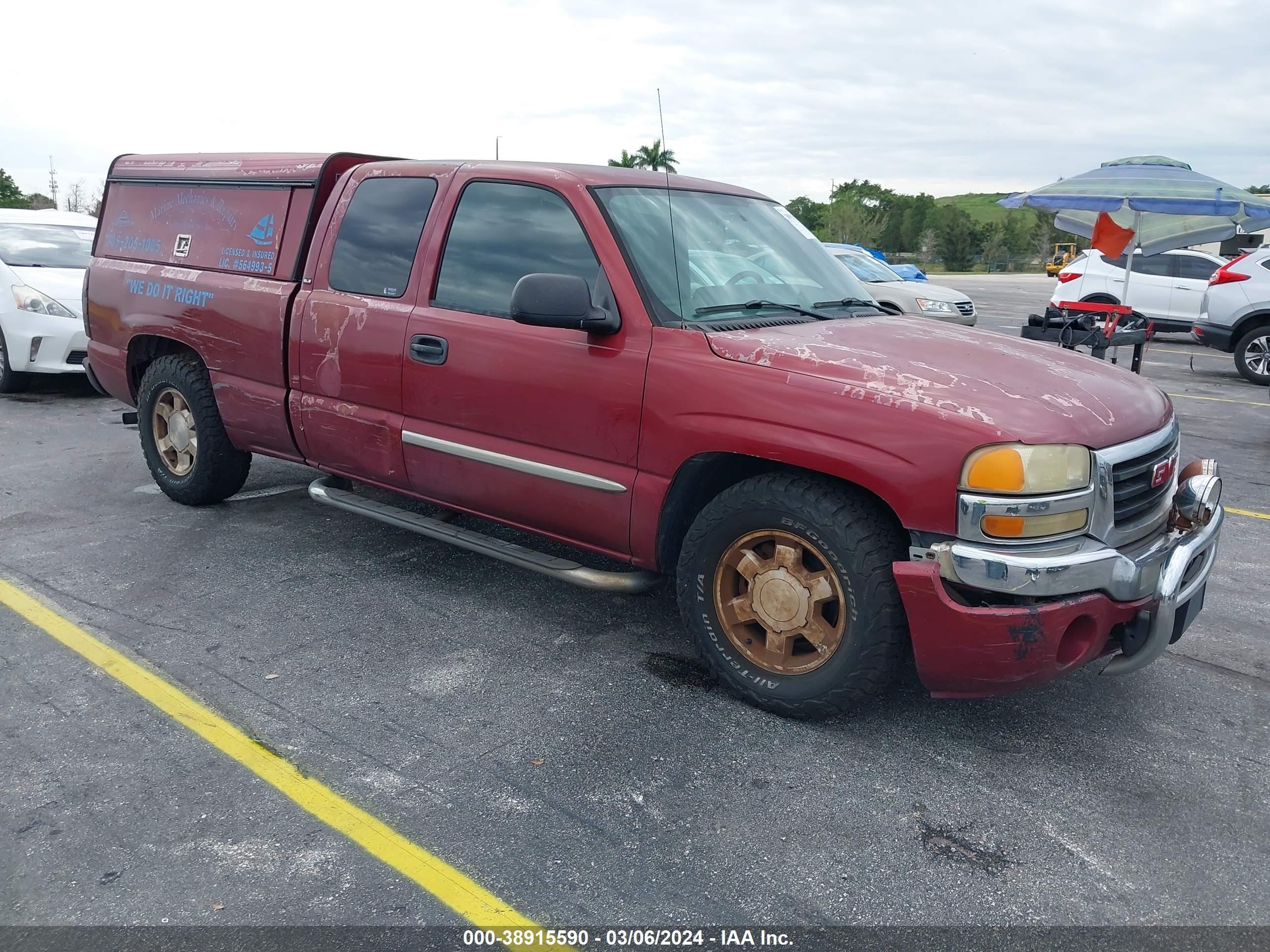 GMC SIERRA 2005 1gtec19t15z345475