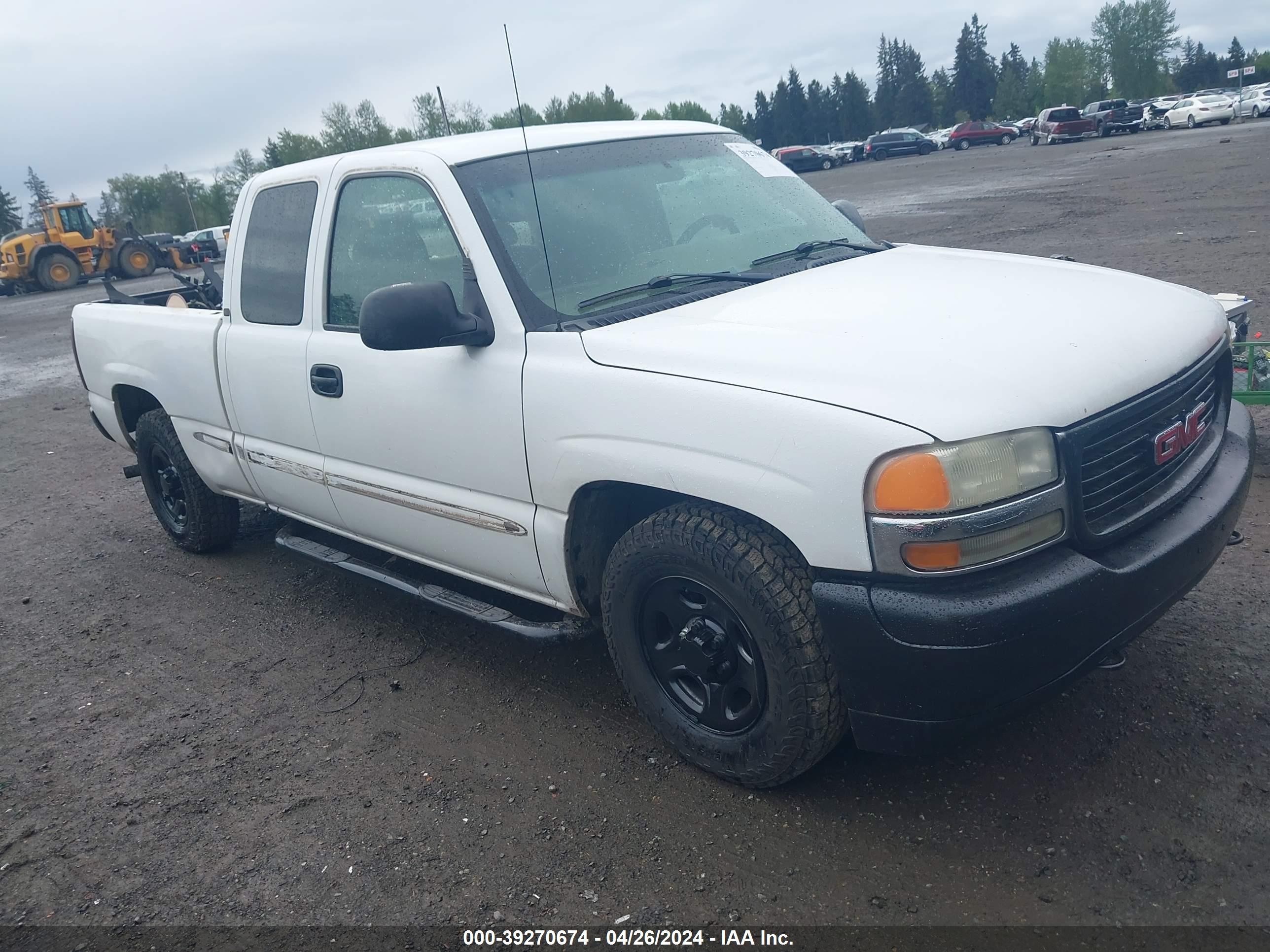 GMC SIERRA 2000 1gtec19t1yz309726