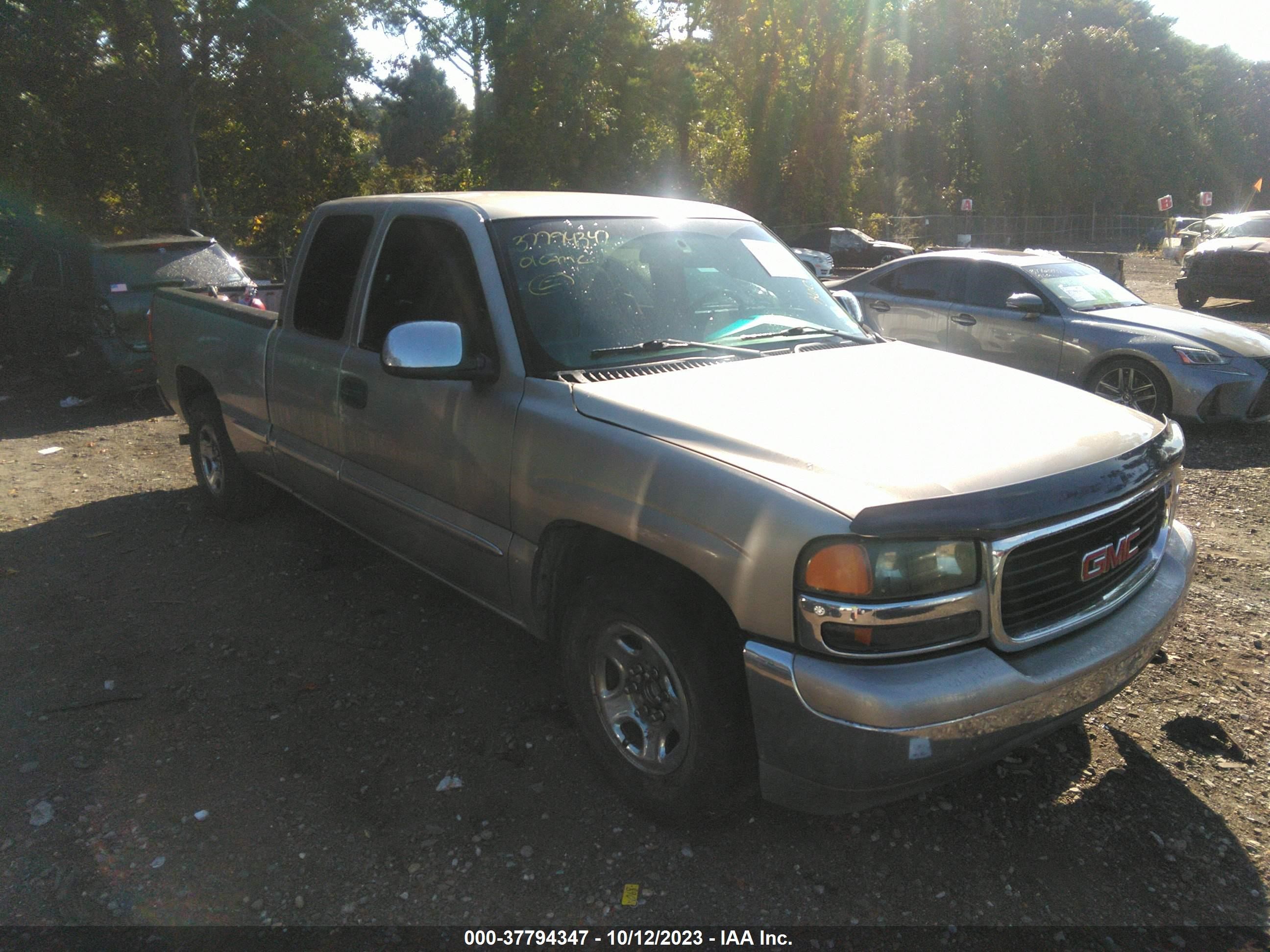 GMC SIERRA 2001 1gtec19t41z120851