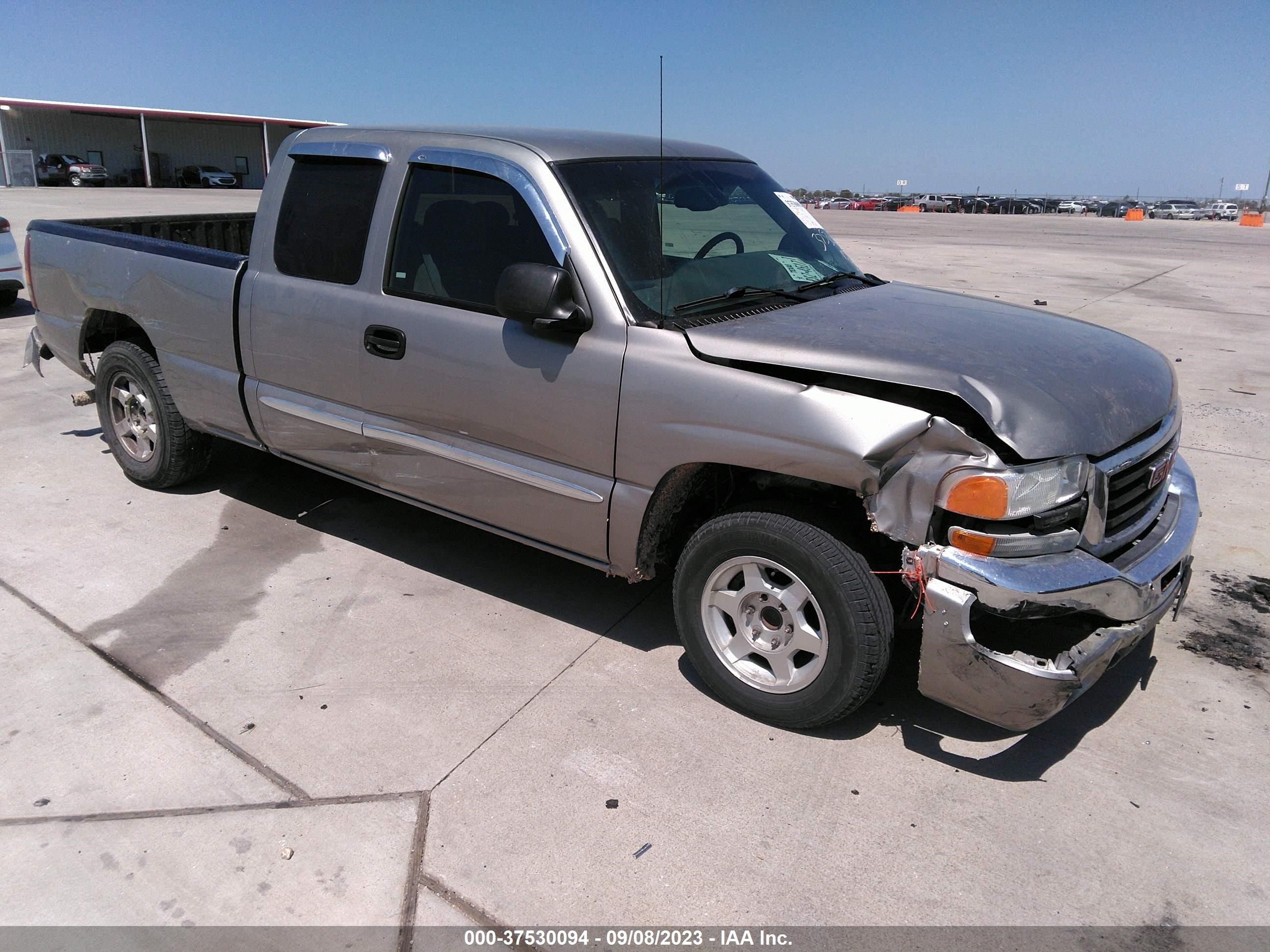 GMC SIERRA 2003 1gtec19tx3z111297