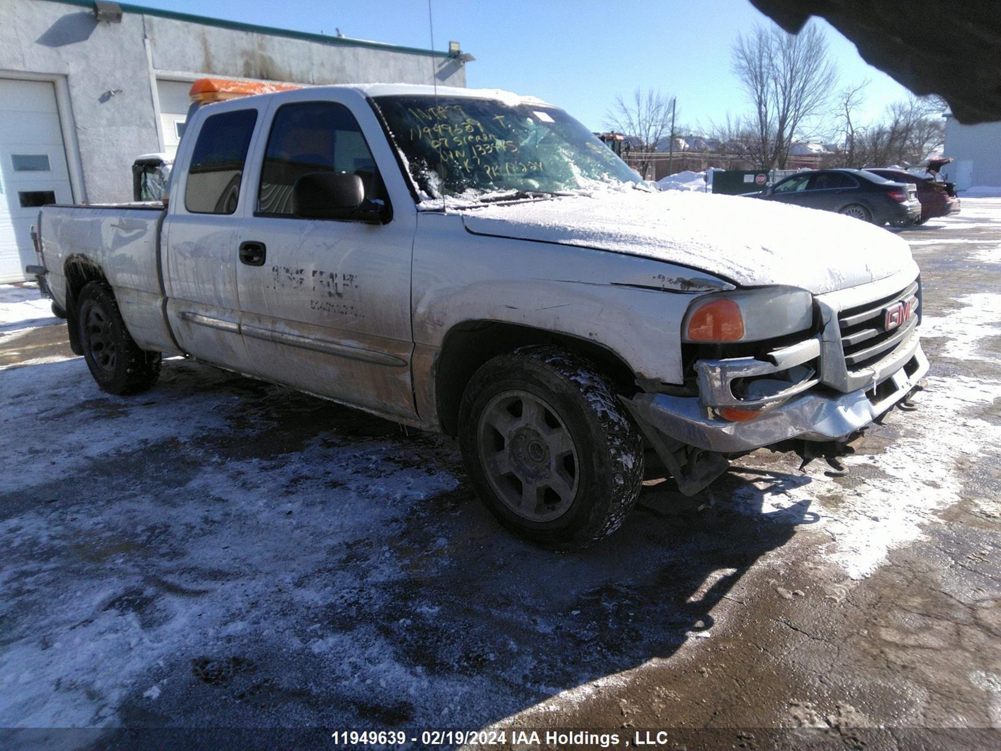 GMC SIERRA 2007 1gtec19v07z133445