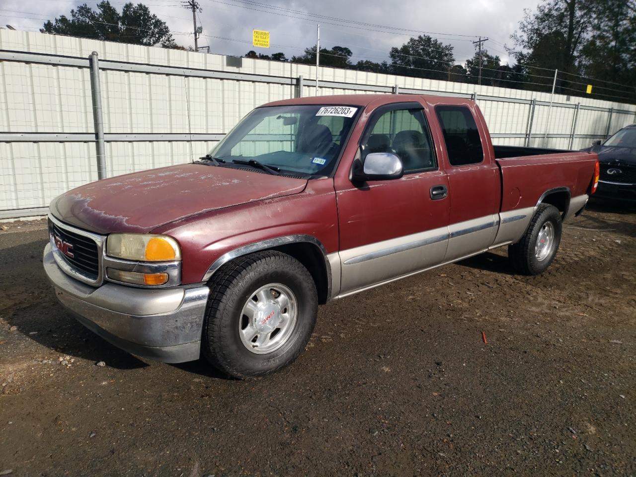 GMC SIERRA 2000 1gtec19v1yz310098