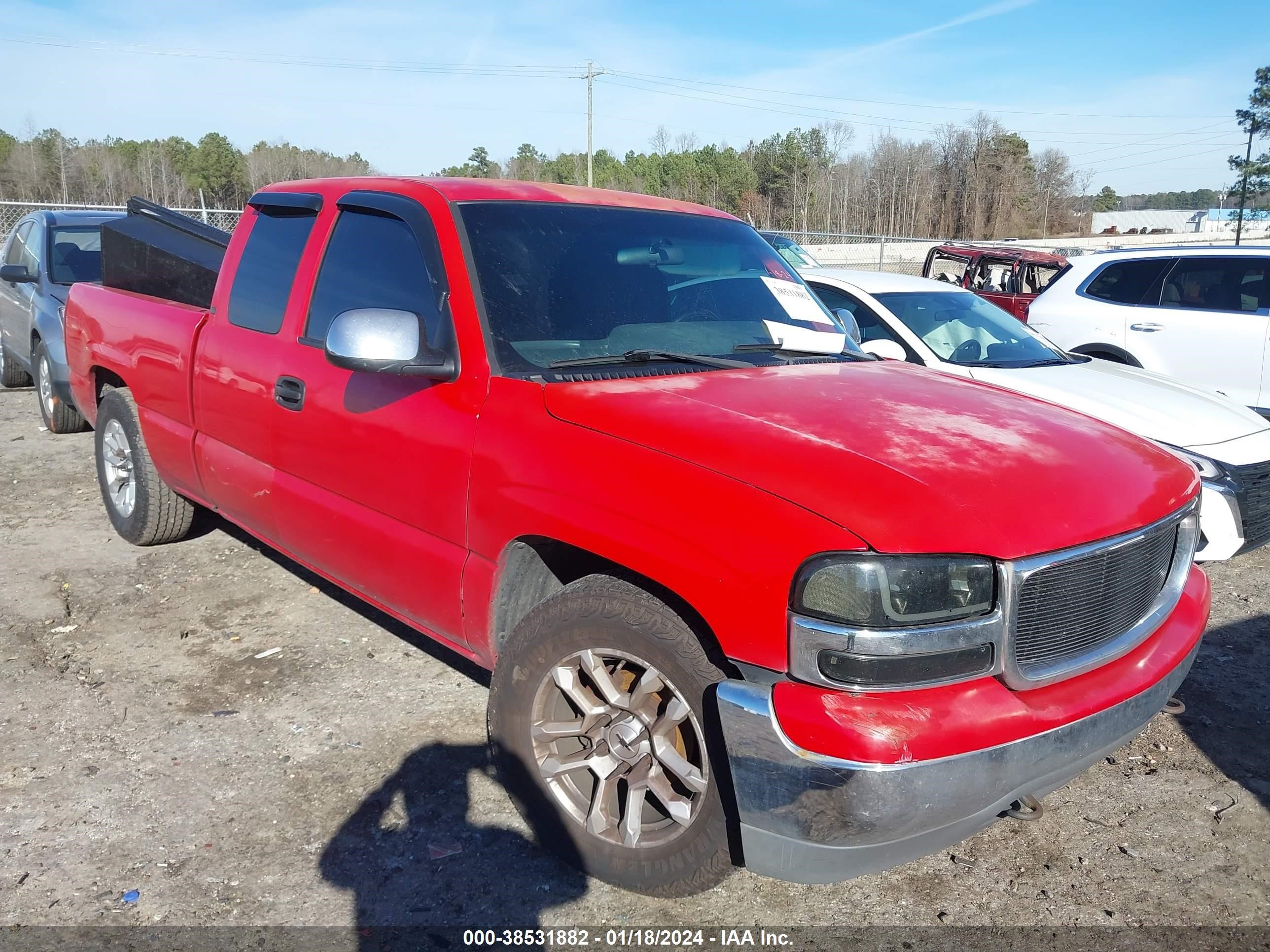 GMC SIERRA 2000 1gtec19v2yz215596