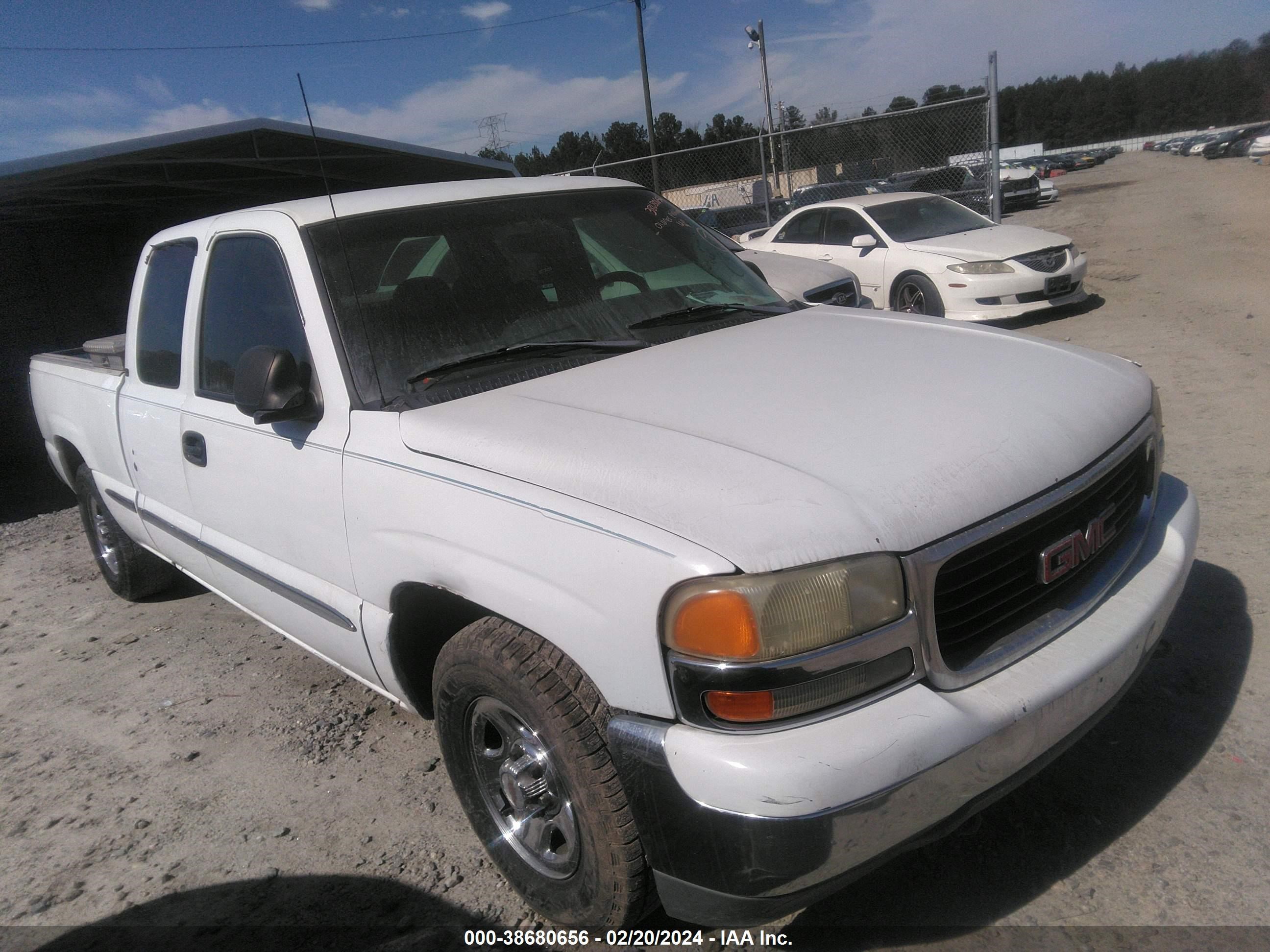 GMC SIERRA 2000 1gtec19v7yz220938