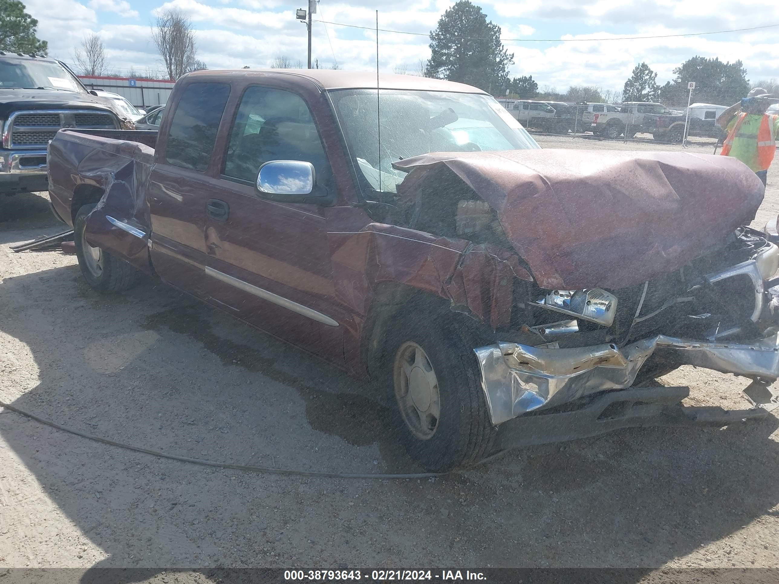 GMC SIERRA 2000 1gtec19v7yz344157