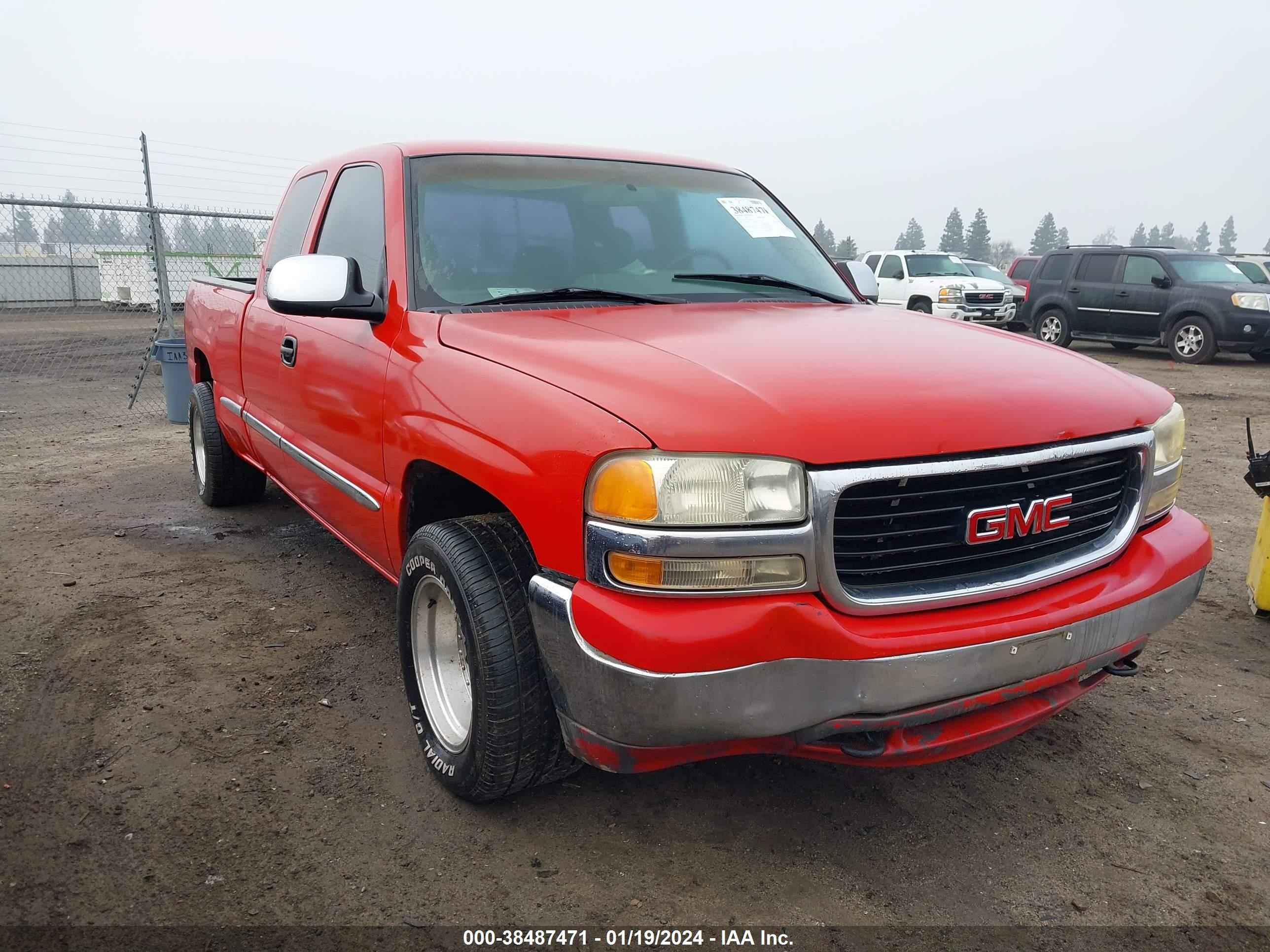 GMC SIERRA 2001 1gtec19v91z142880