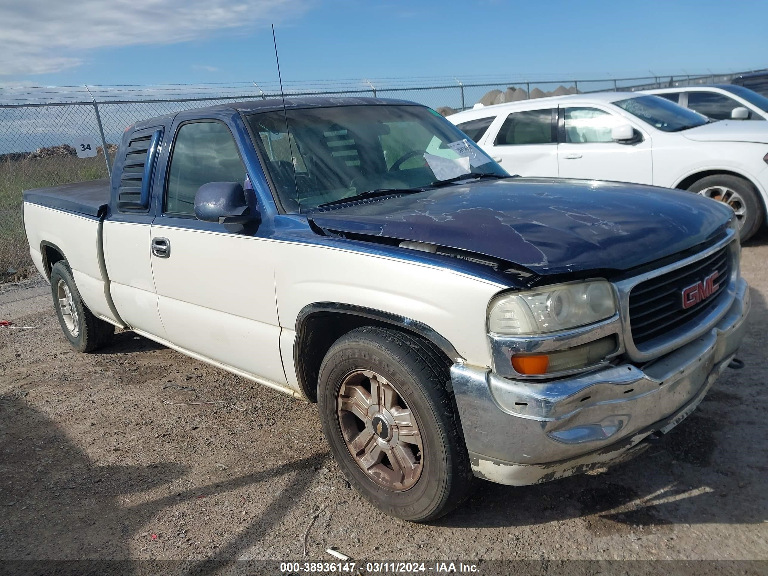 GMC SIERRA 1999 1gtec19v9xz527851