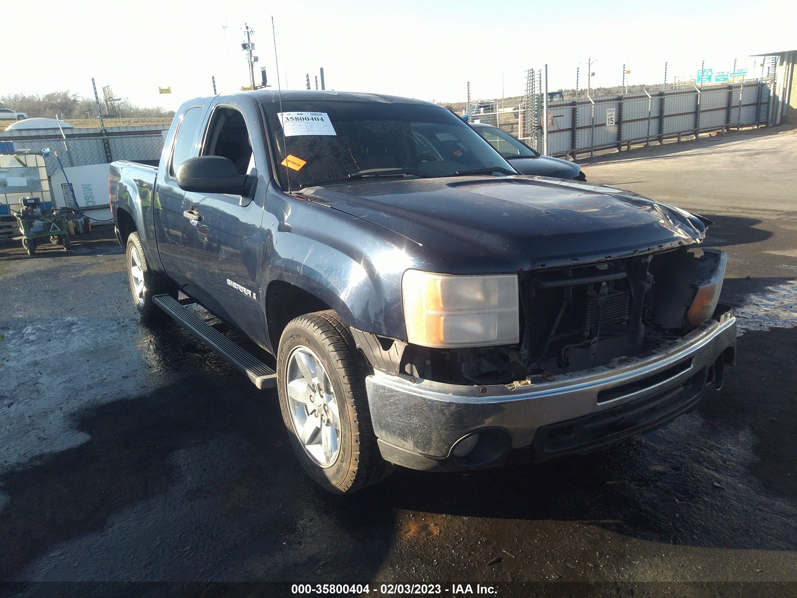 GMC SIERRA 2008 1gtec19x08z200340