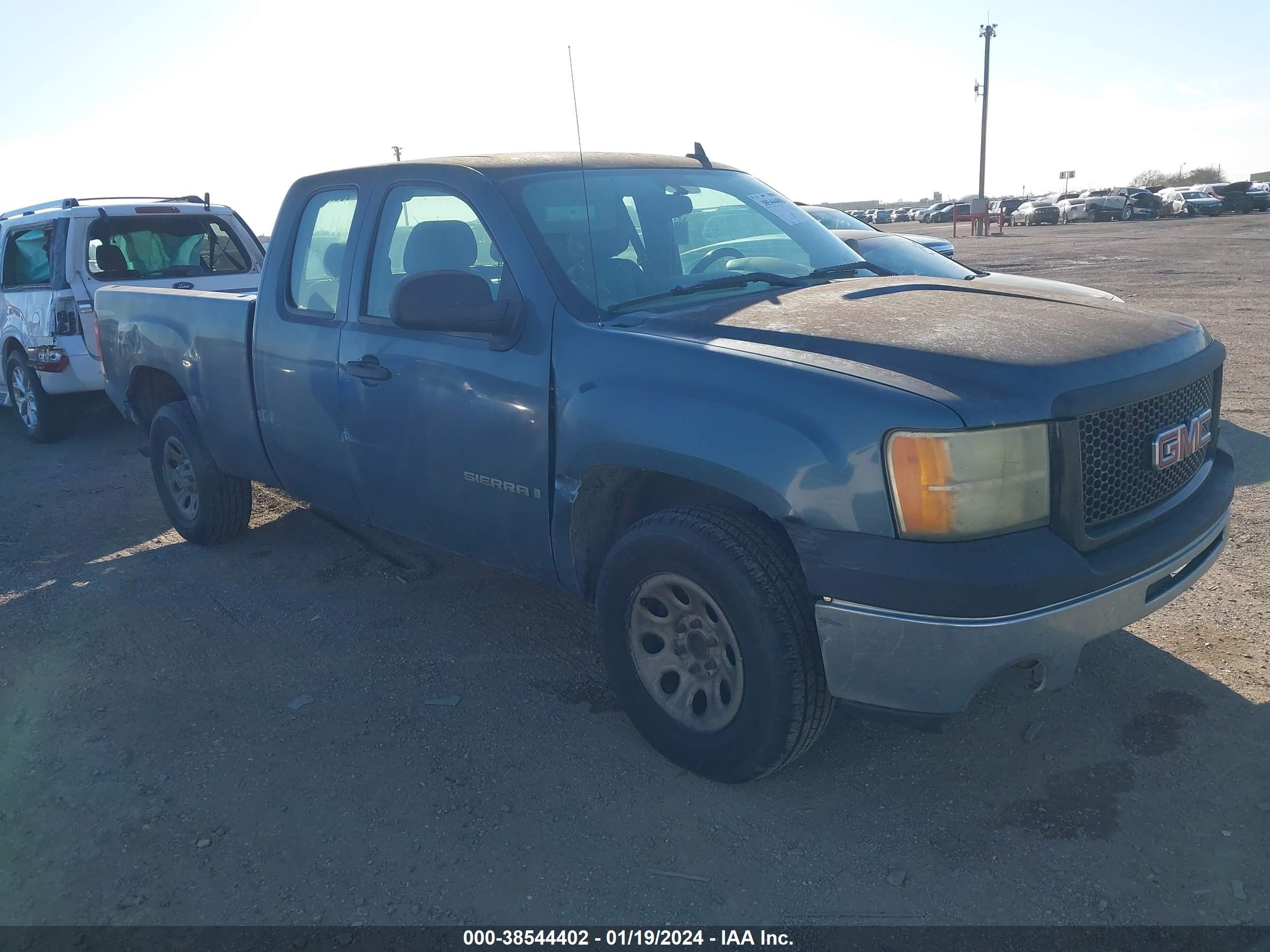 GMC SIERRA 2008 1gtec19x28z134521