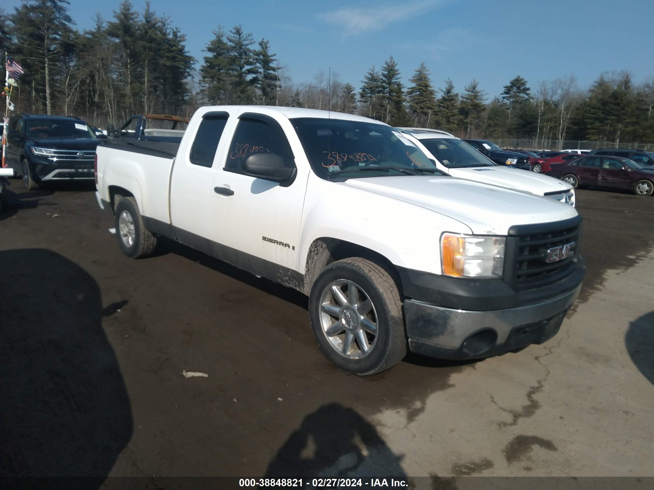 GMC SIERRA 2008 1gtec19x48z330489