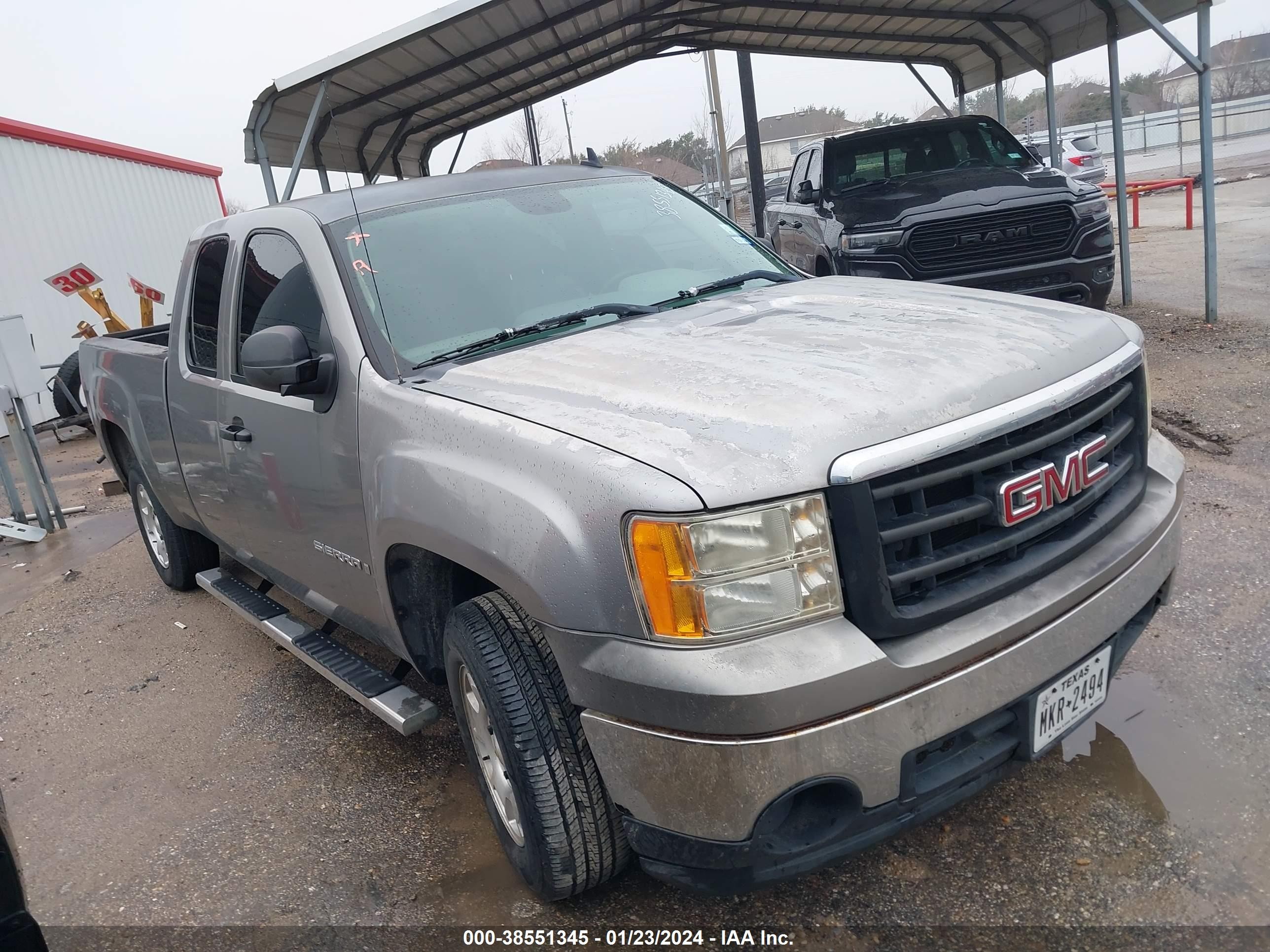 GMC SIERRA 2008 1gtec19x58z305469