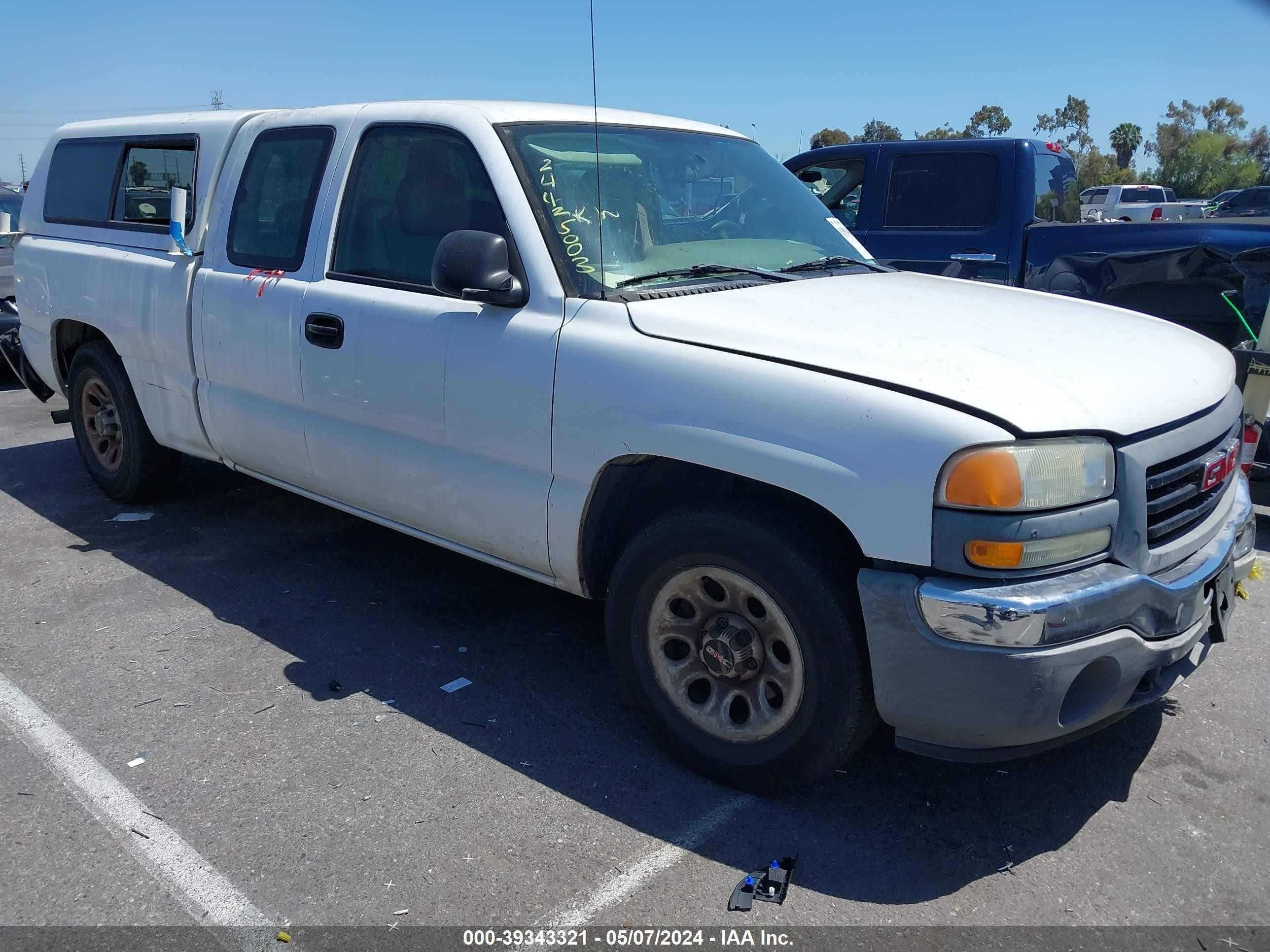 GMC SIERRA 2005 1gtec19x65z237792