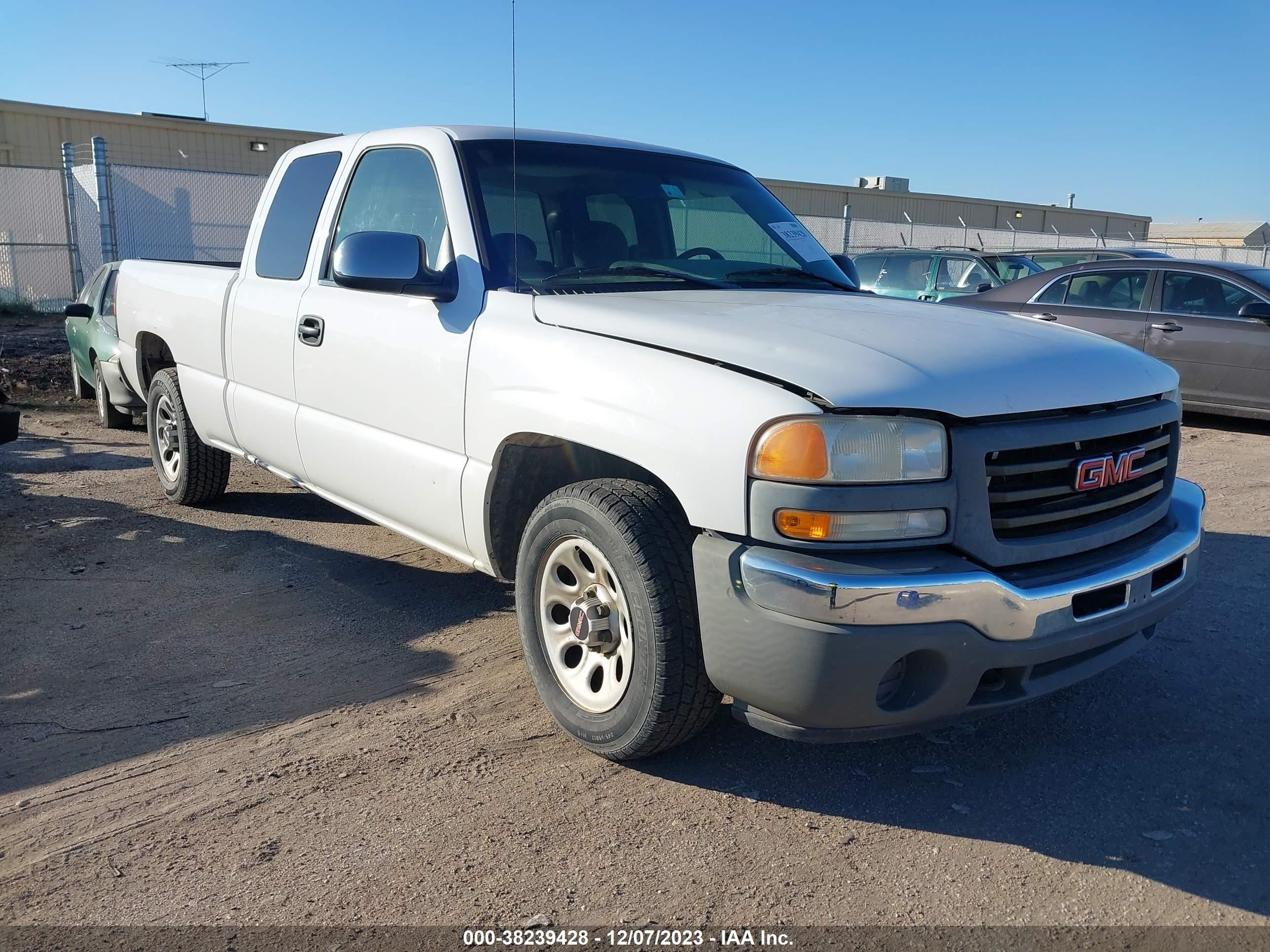 GMC SIERRA 2006 1gtec19x96z257357