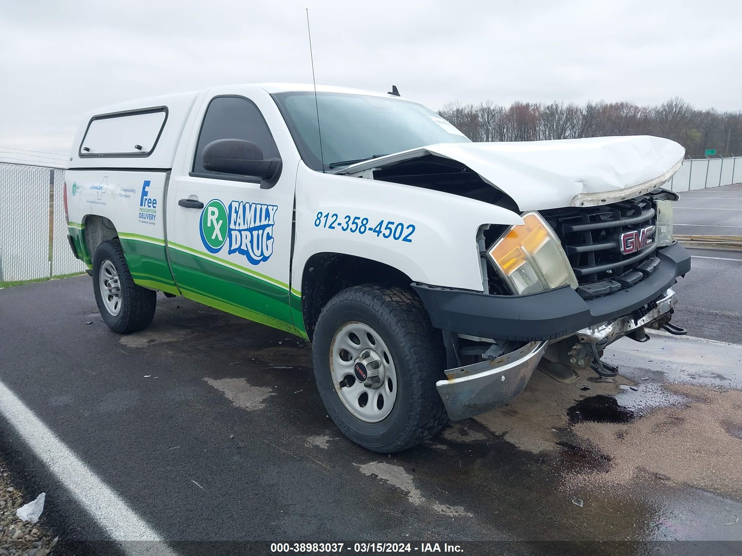 GMC SIERRA 2009 1gtek14029z239364